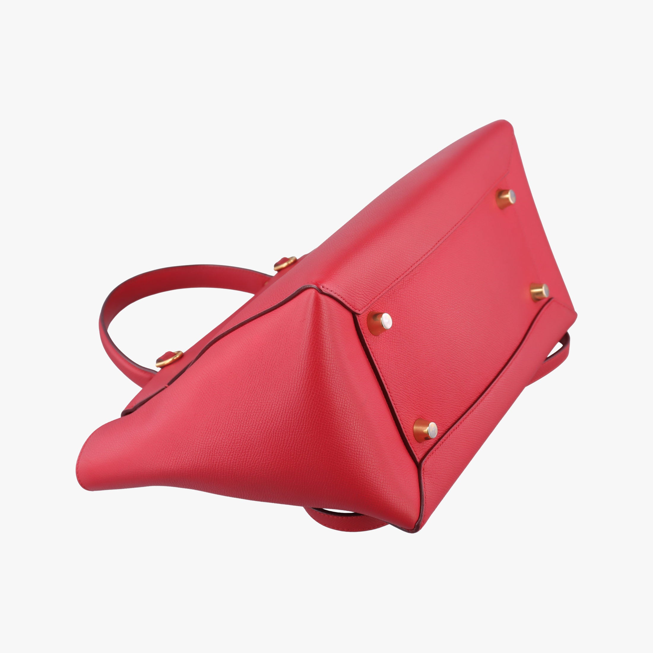 Pre-owned Celine Belt Mini Red Leather  shoulderbag | stylenewstar