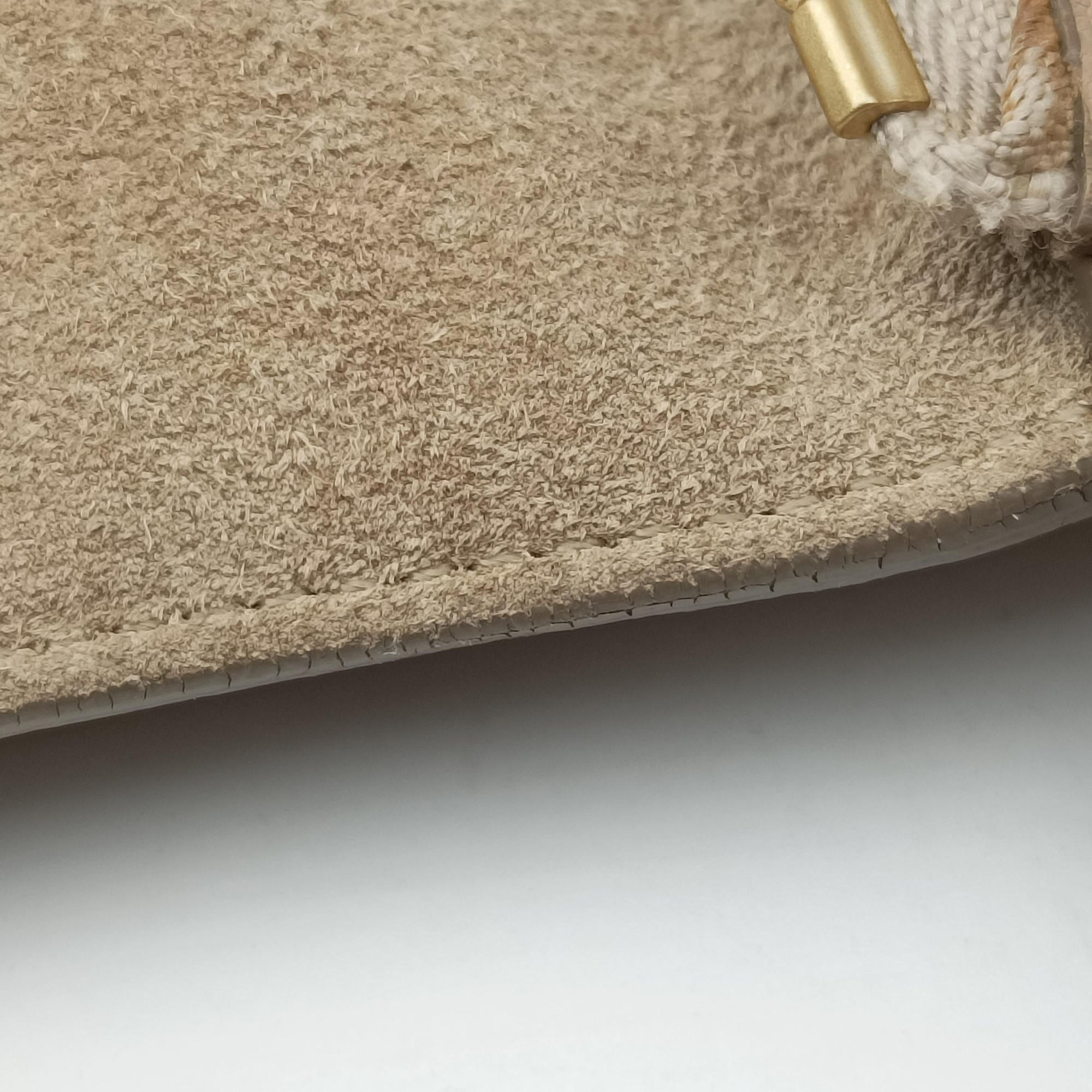 Pre-owned Celine Belt Mini Beige Leather  shoulderbag | stylenewstar