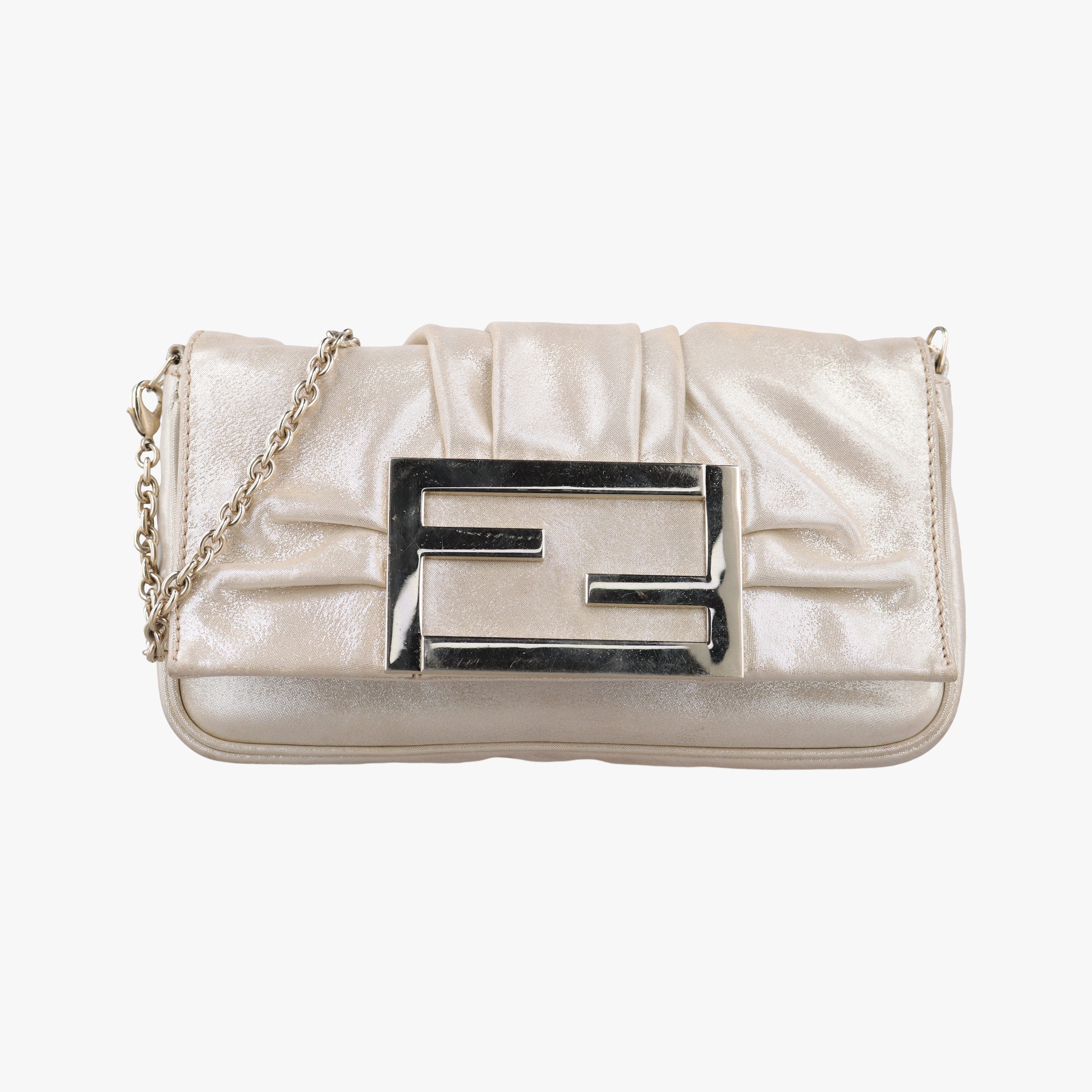 Vintage Fendi Mia Pochette Golden Leather 8BP046 shoulderbag | stylenewstar