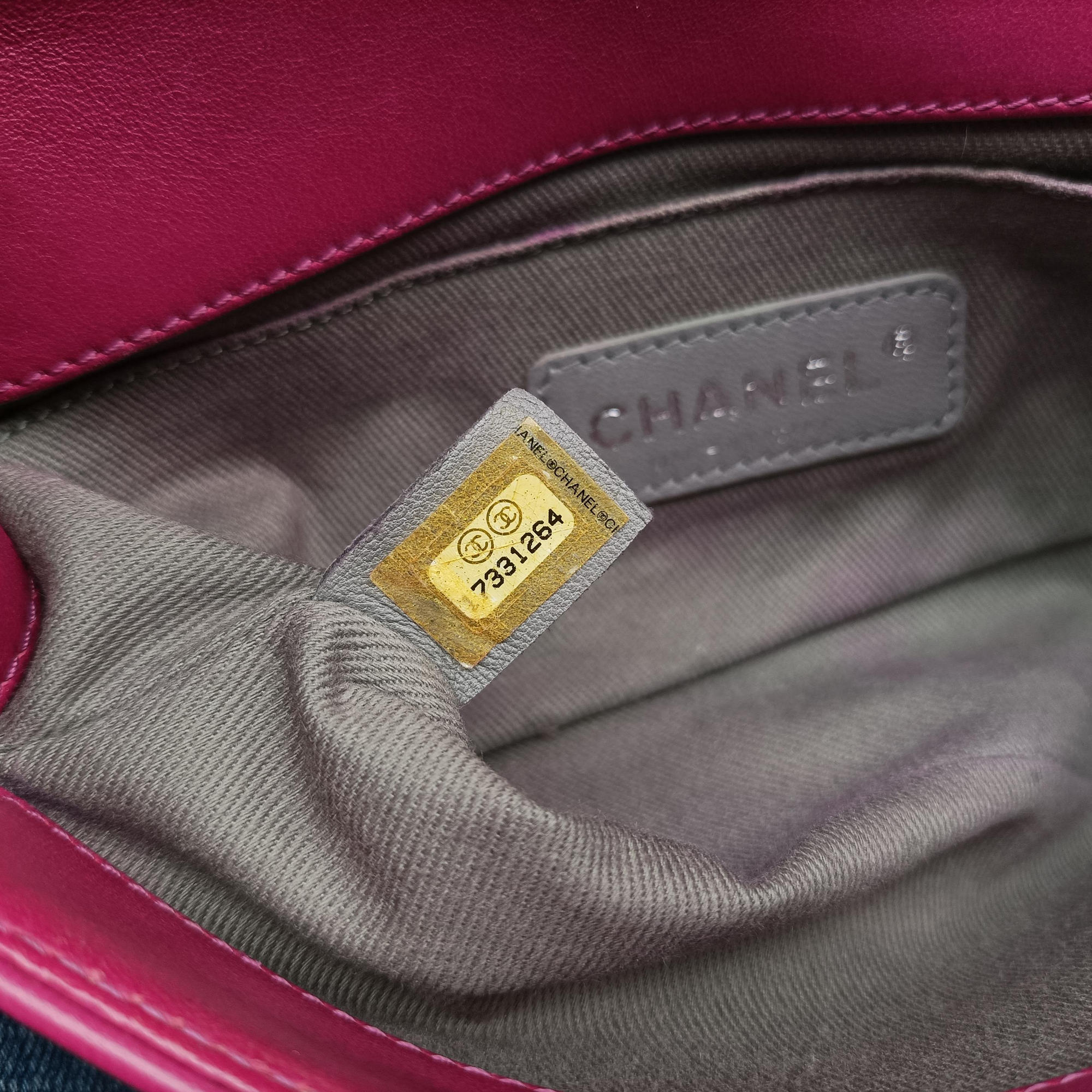 Pre-owned Chanel BOY CHANEL Rose velour A67416 shoulderbag | stylenewstar