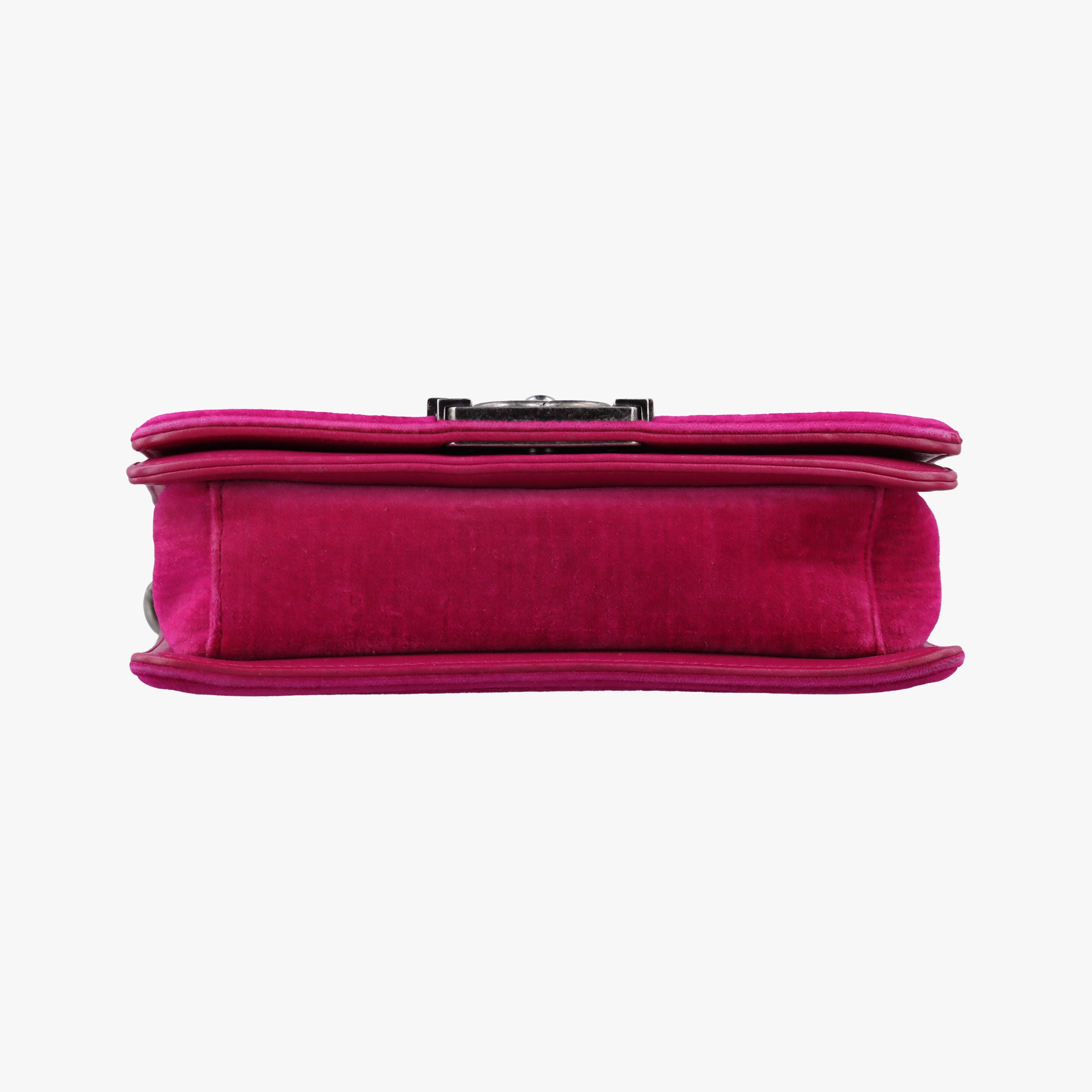 Pre-owned Chanel BOY CHANEL Rose velour A67416 shoulderbag | stylenewstar