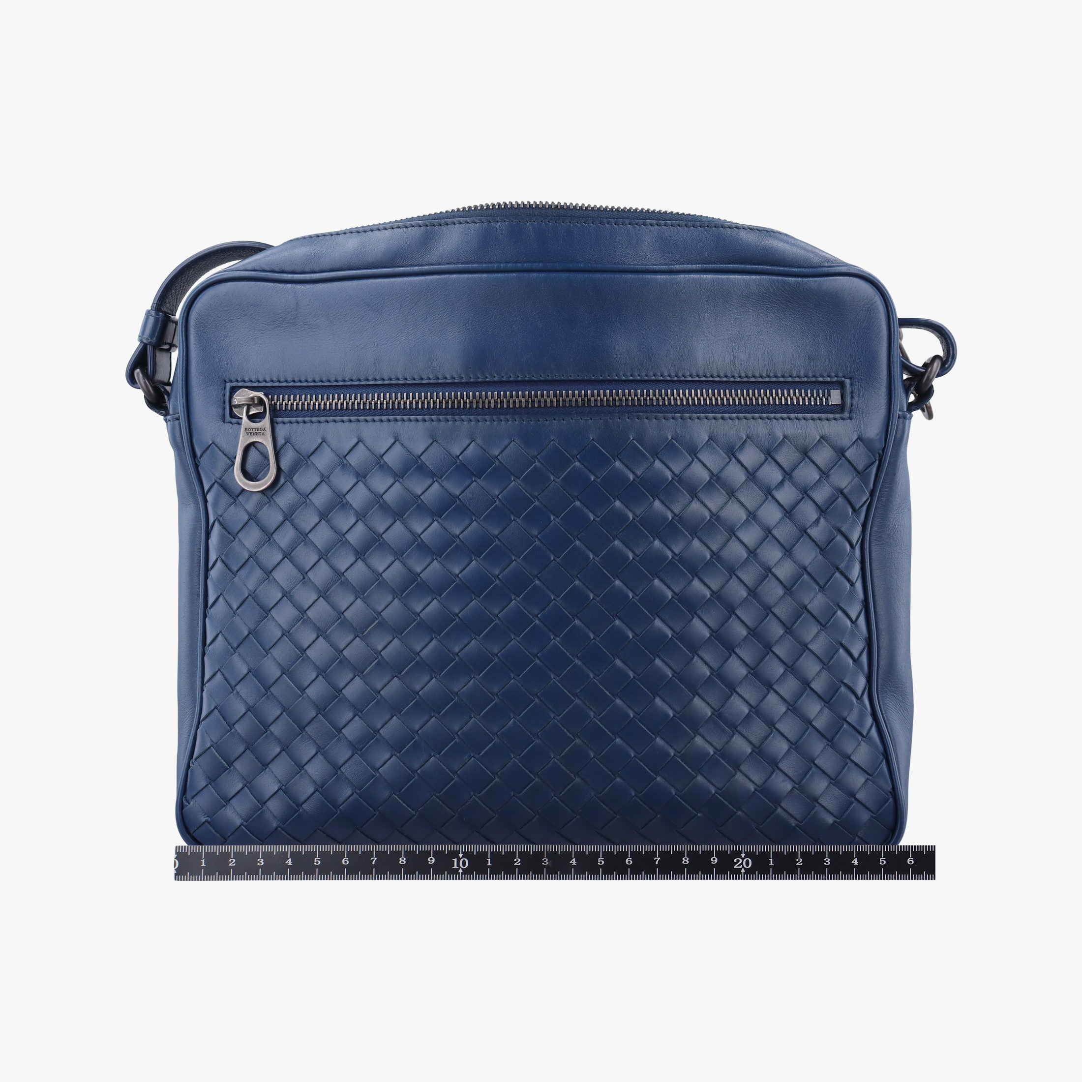 Secondhand Bottega Veneta Intrecciato Navy lambskin  shoulderbag | stylenewstar