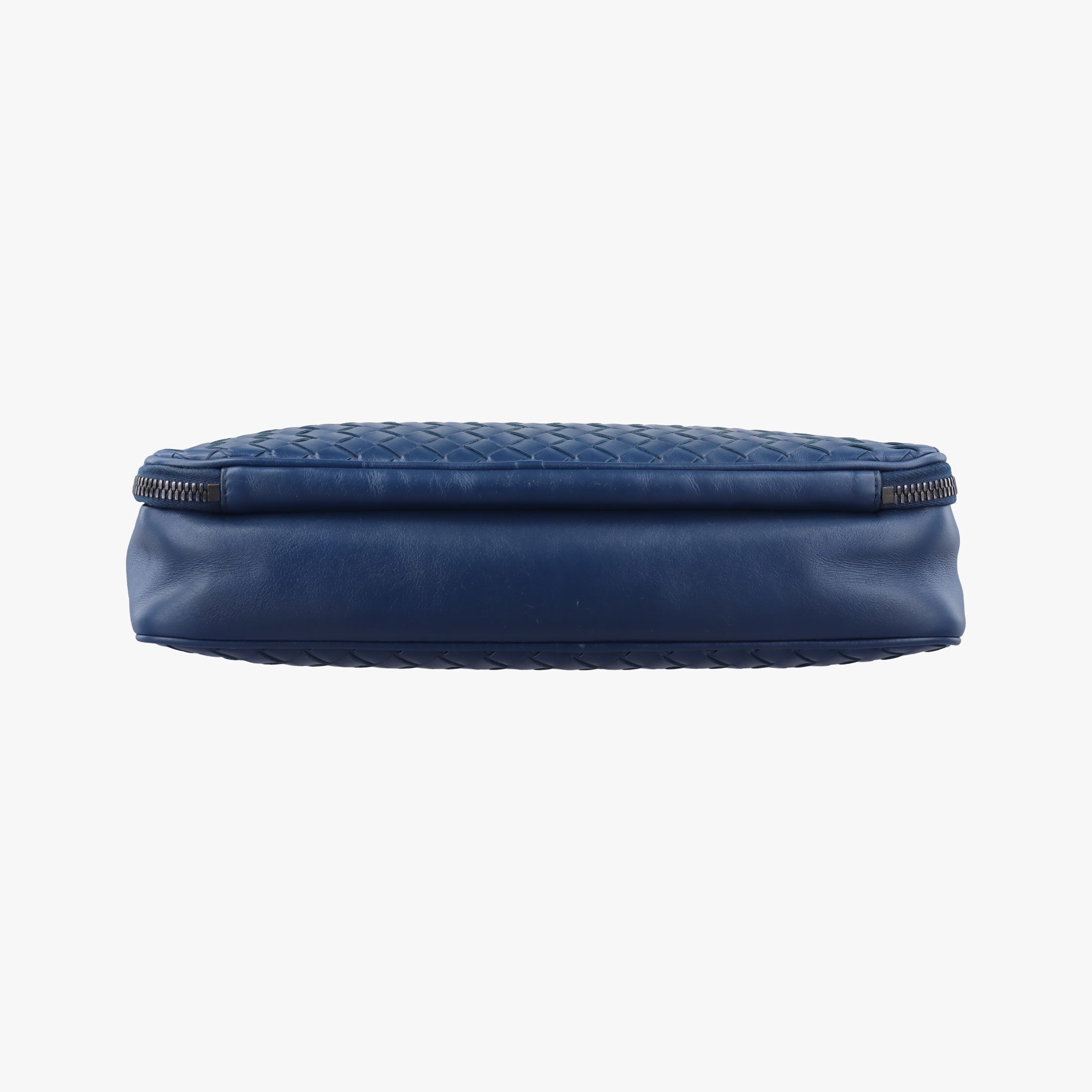 Secondhand Bottega Veneta Intrecciato Navy lambskin  shoulderbag | stylenewstar