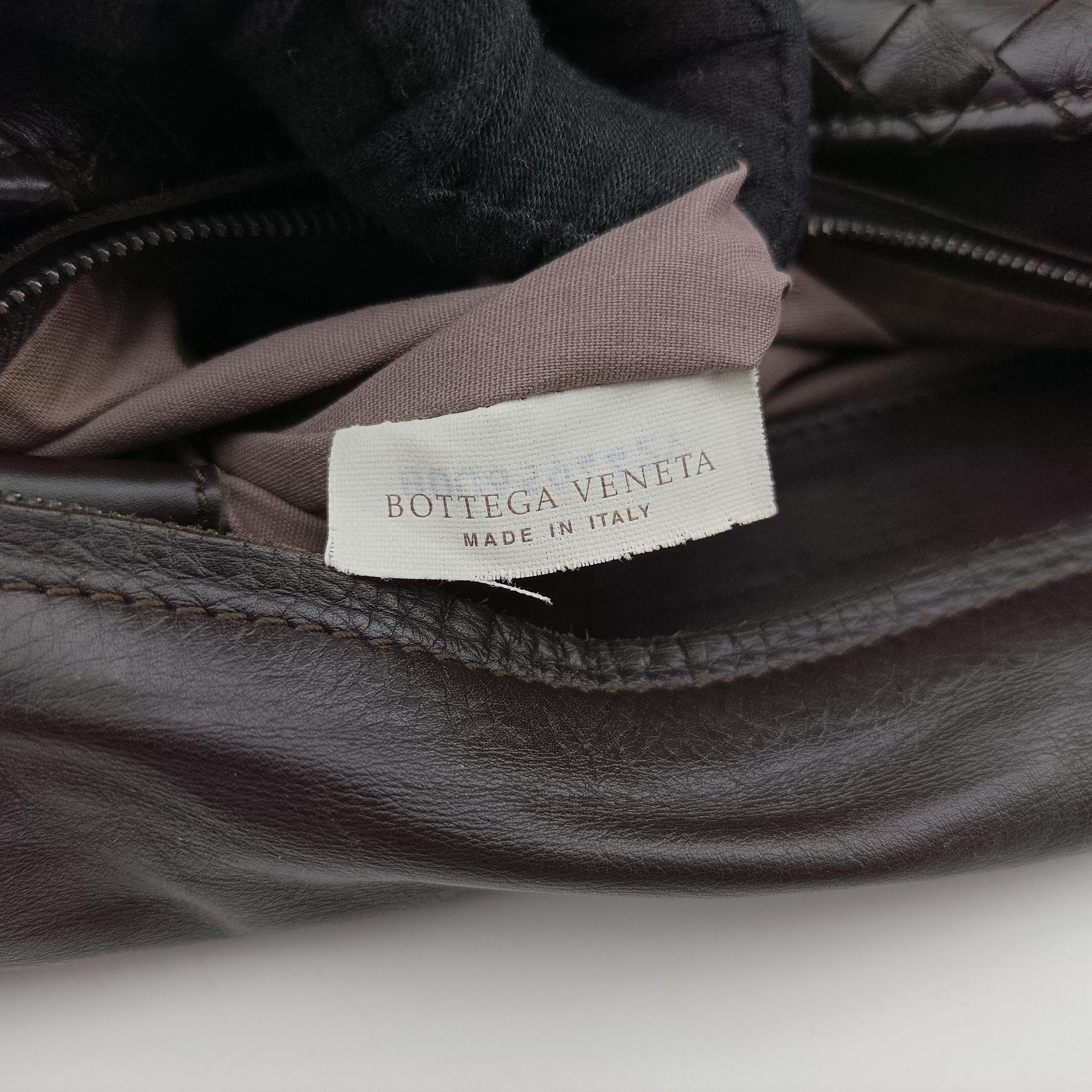 Pre-owned Bottega Veneta Intrecciato Brown lambskin  shoulderbag | stylenewstar