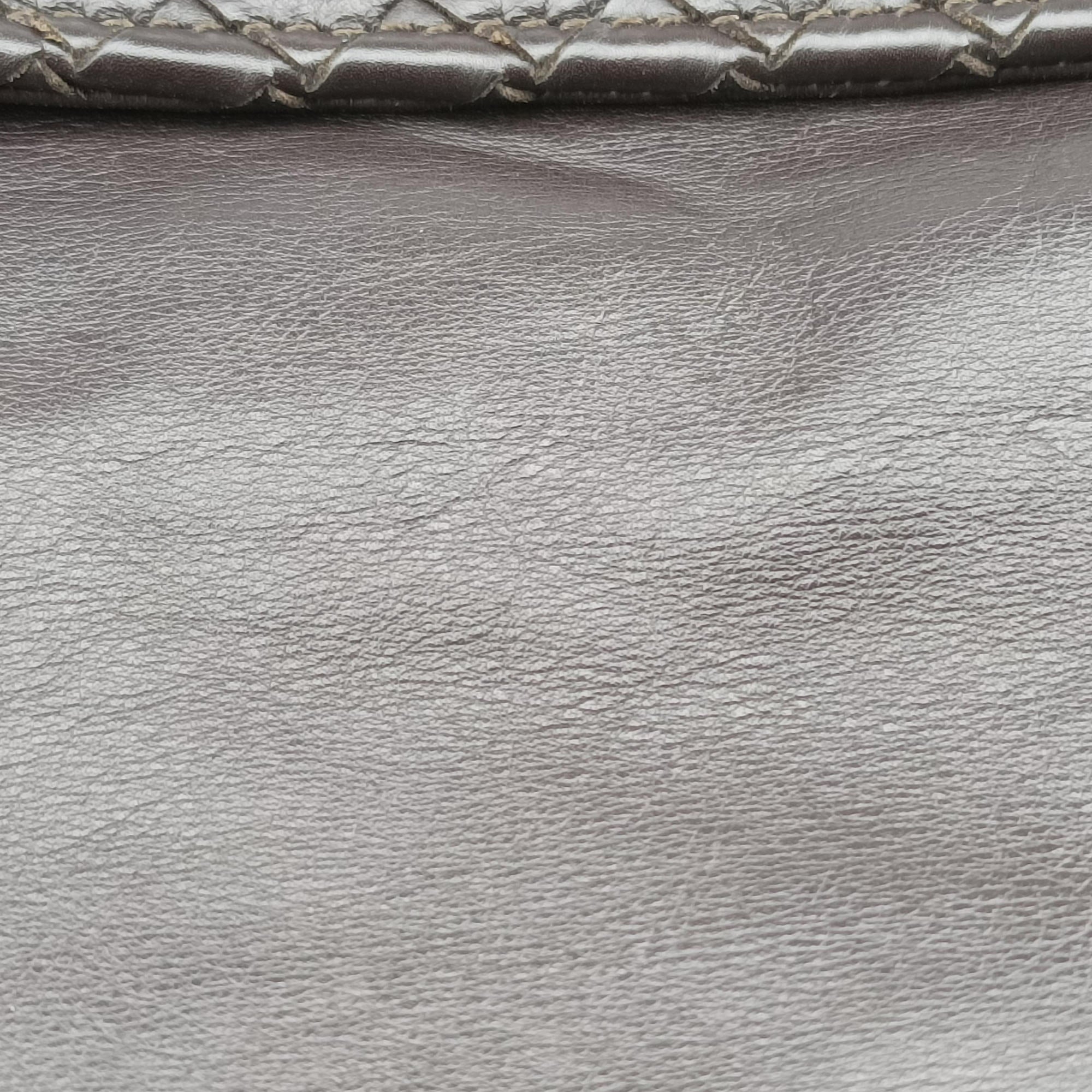 Pre-owned Bottega Veneta Intrecciato Brown lambskin  shoulderbag | stylenewstar