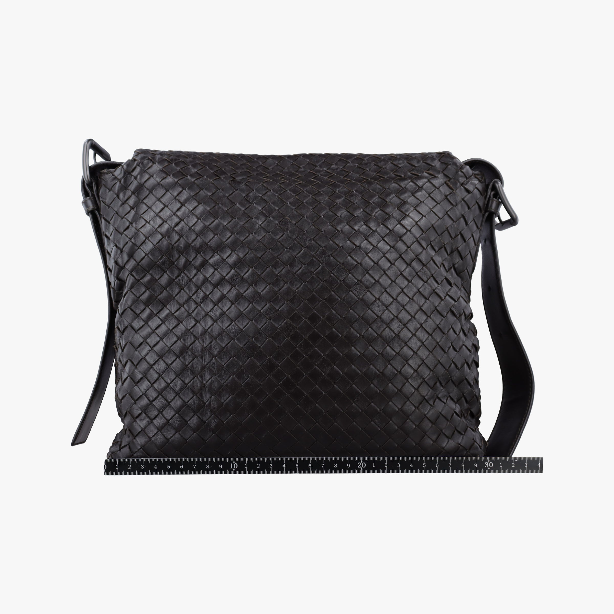Pre-owned Bottega Veneta Intrecciato Brown lambskin  shoulderbag | stylenewstar