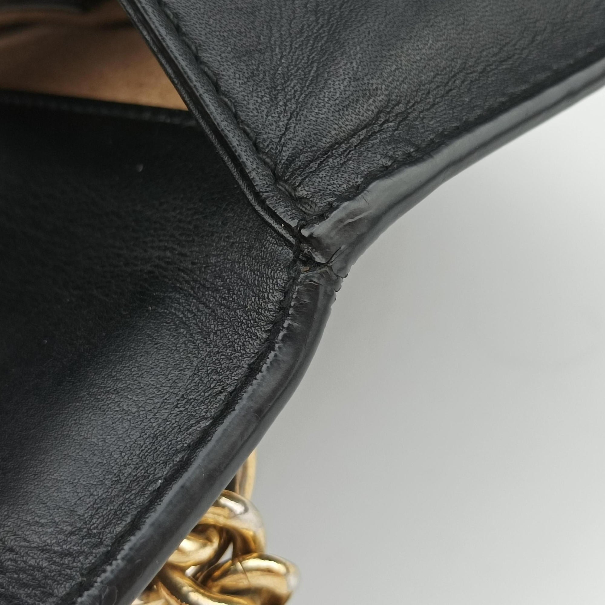 Pre-owned Gucci Padlock Black Leather 432182 shoulderbag | stylenewstar