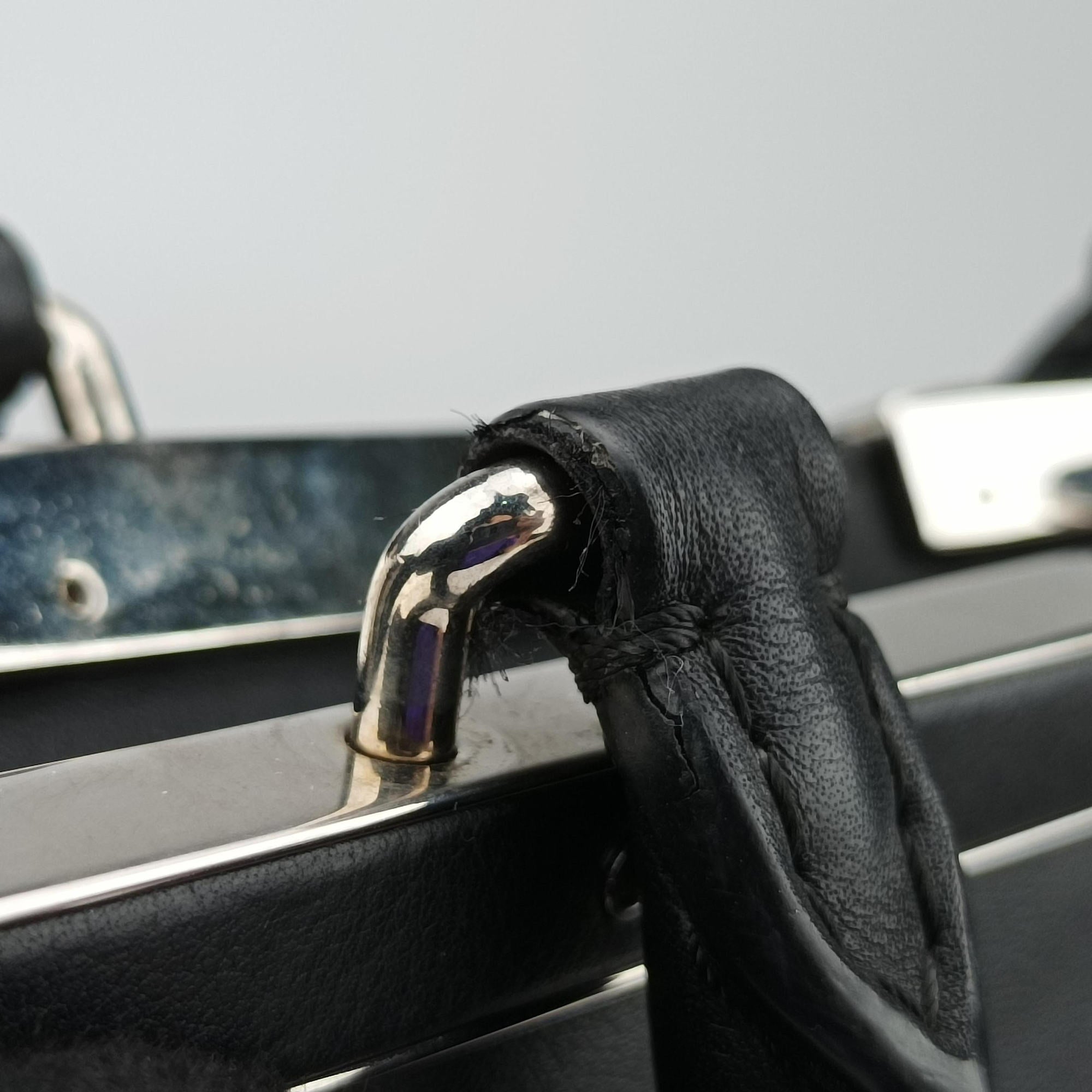 Vintage Fendi Troyage Trois Jours Black Leather  × ponyhair 8BH279 shoulderbag | stylenewstar