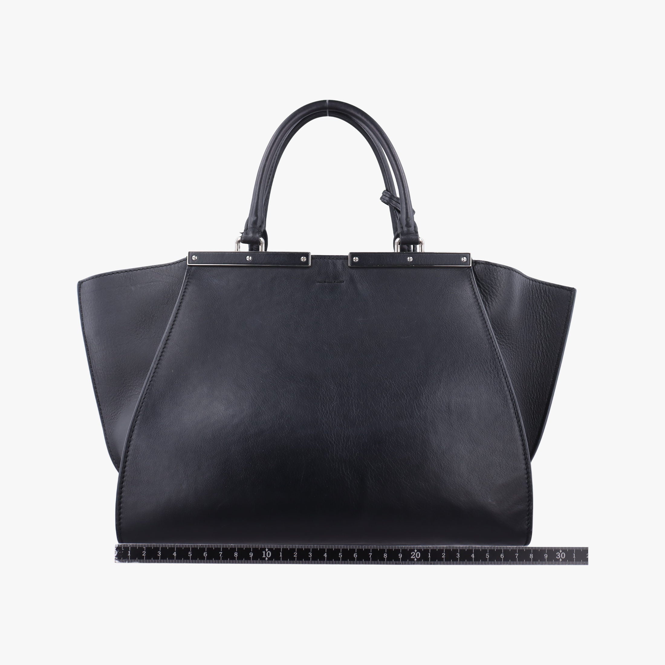Vintage Fendi Troyage Trois Jours Black Leather  × ponyhair 8BH279 shoulderbag | stylenewstar