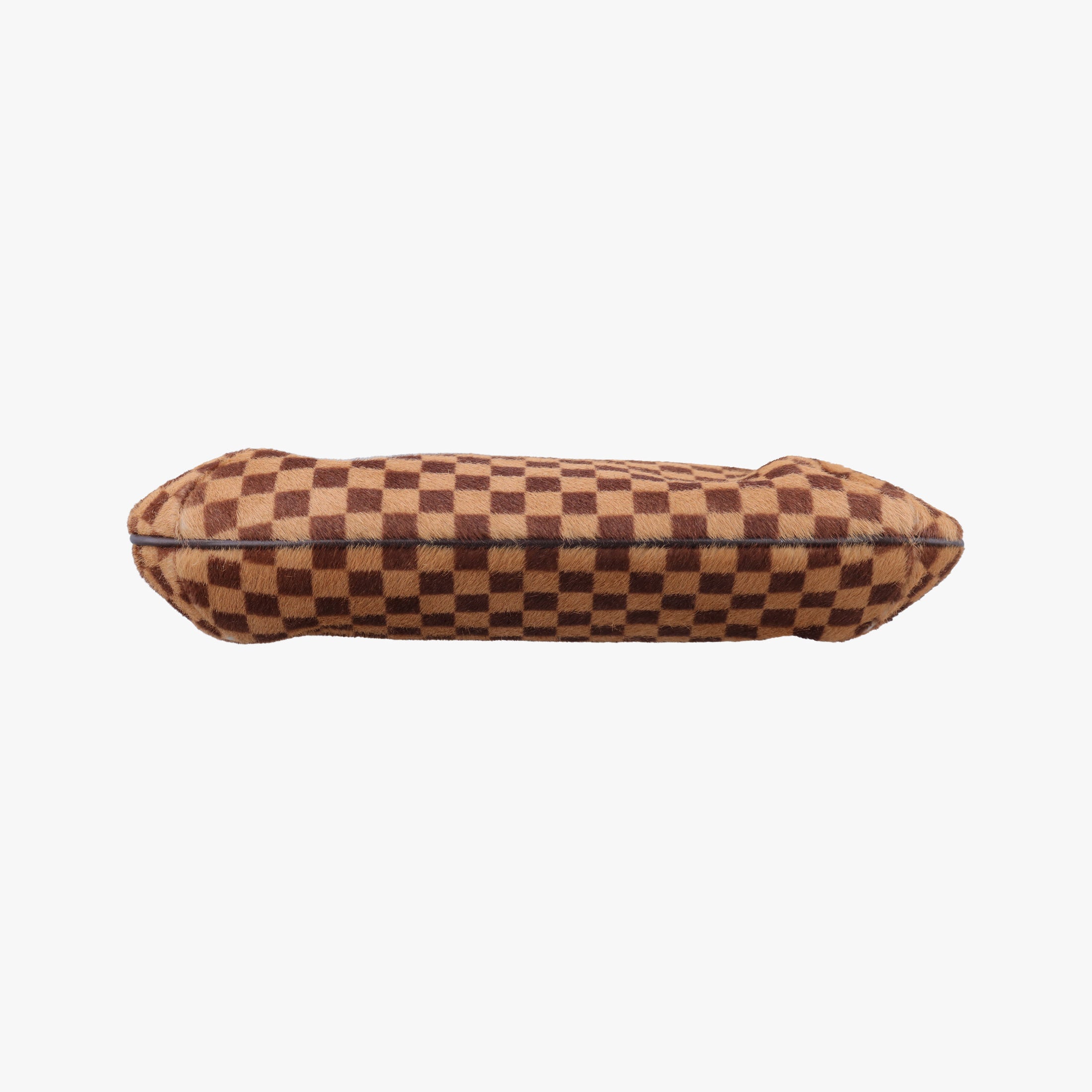 Pre-owned Louis Vuitton Damier Sauvage Brown×Beige Ponyhair M92132 handbag | stylenewstar