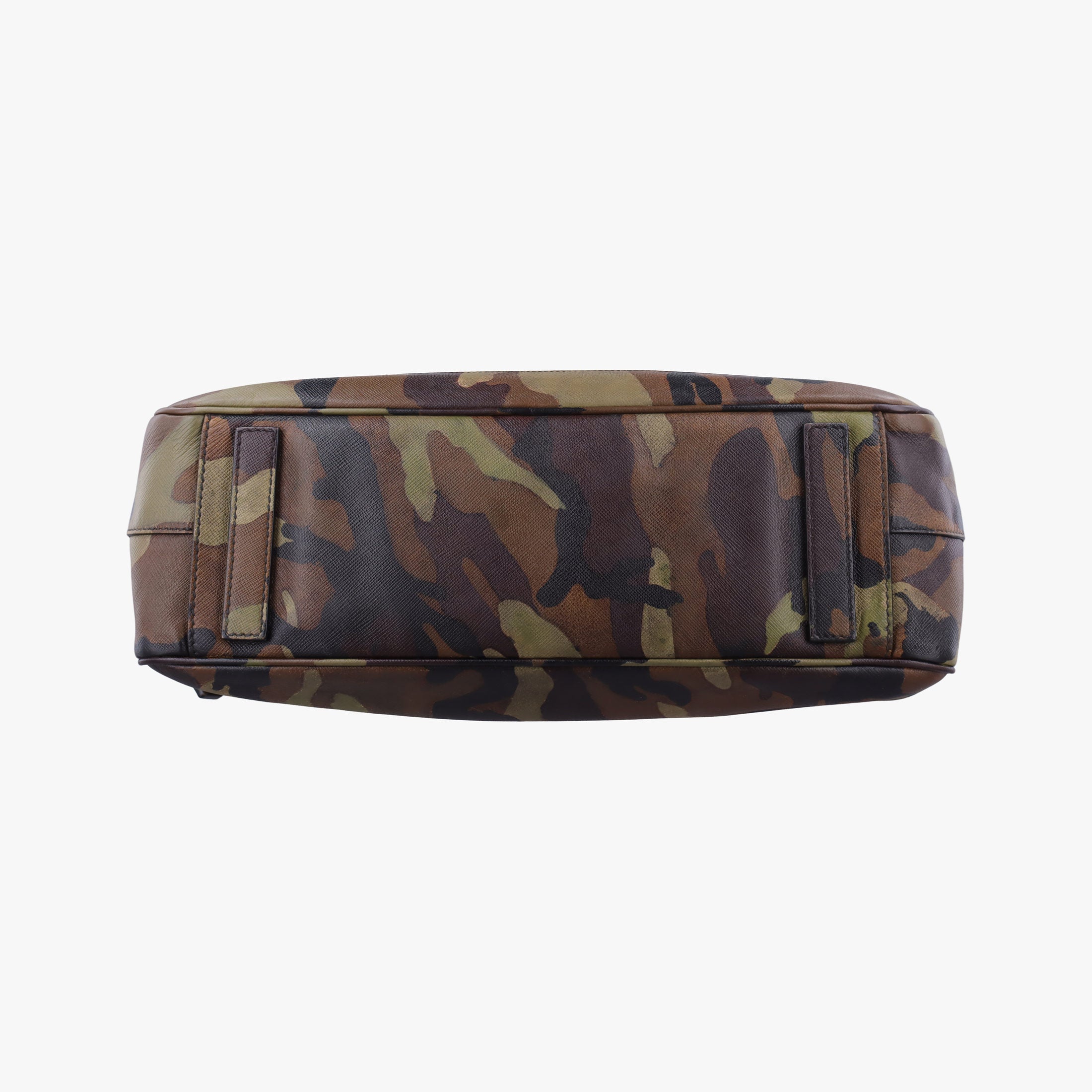 Pre-owned Prada Camouflage Print Business Multicolour SAFFIANO Leather  handbag | stylenewstar