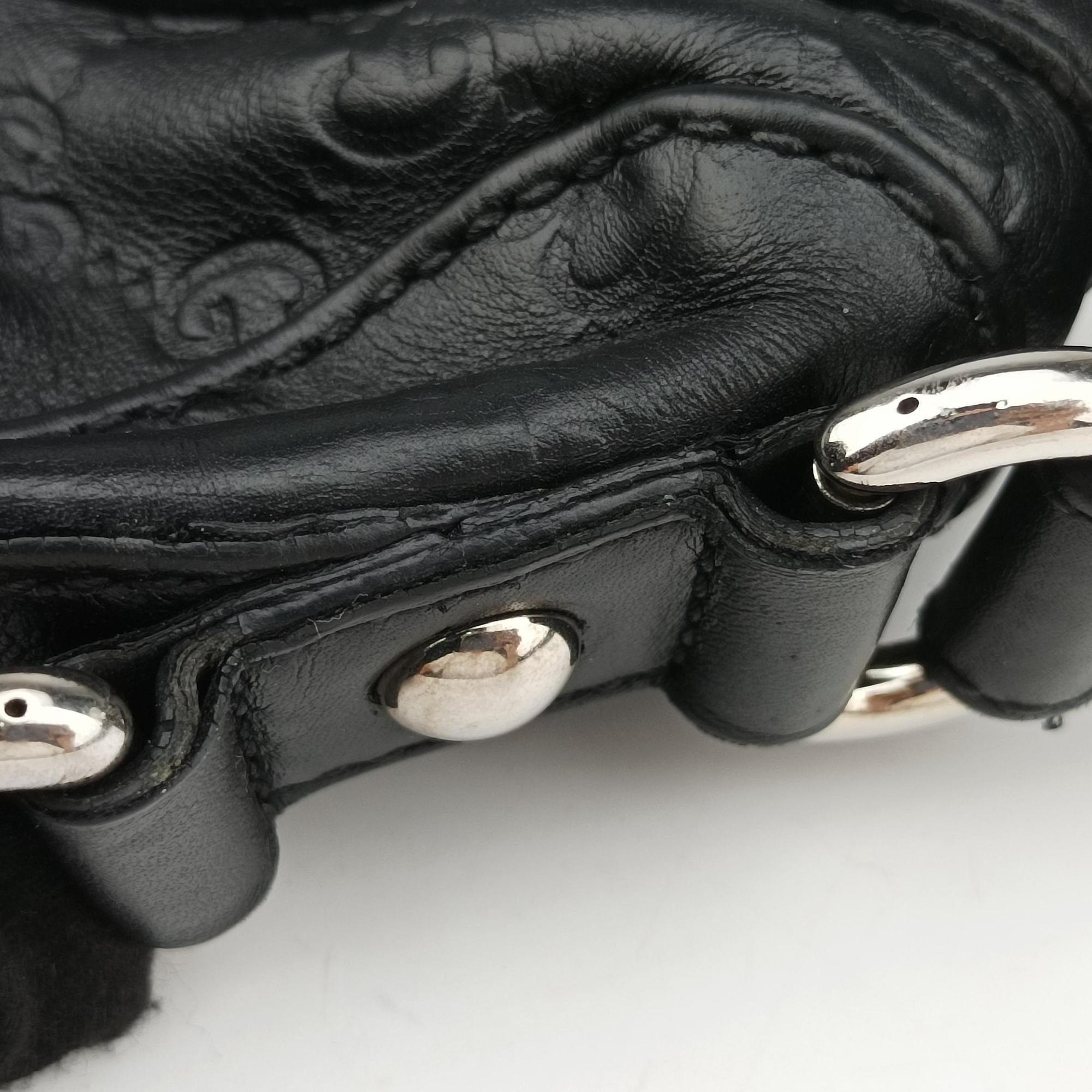 Secondhand Gucci Icon Bit Black Leather 228584 shoulderbag | stylenewstar