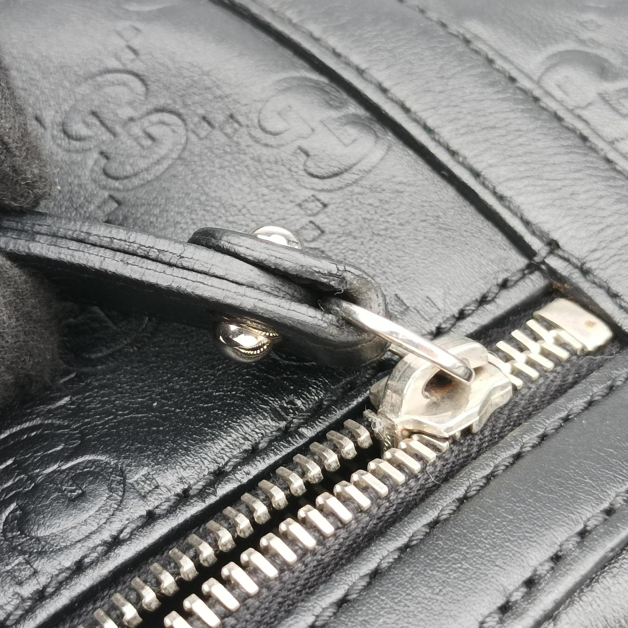 Secondhand Gucci Icon Bit Black Leather 228584 shoulderbag | stylenewstar