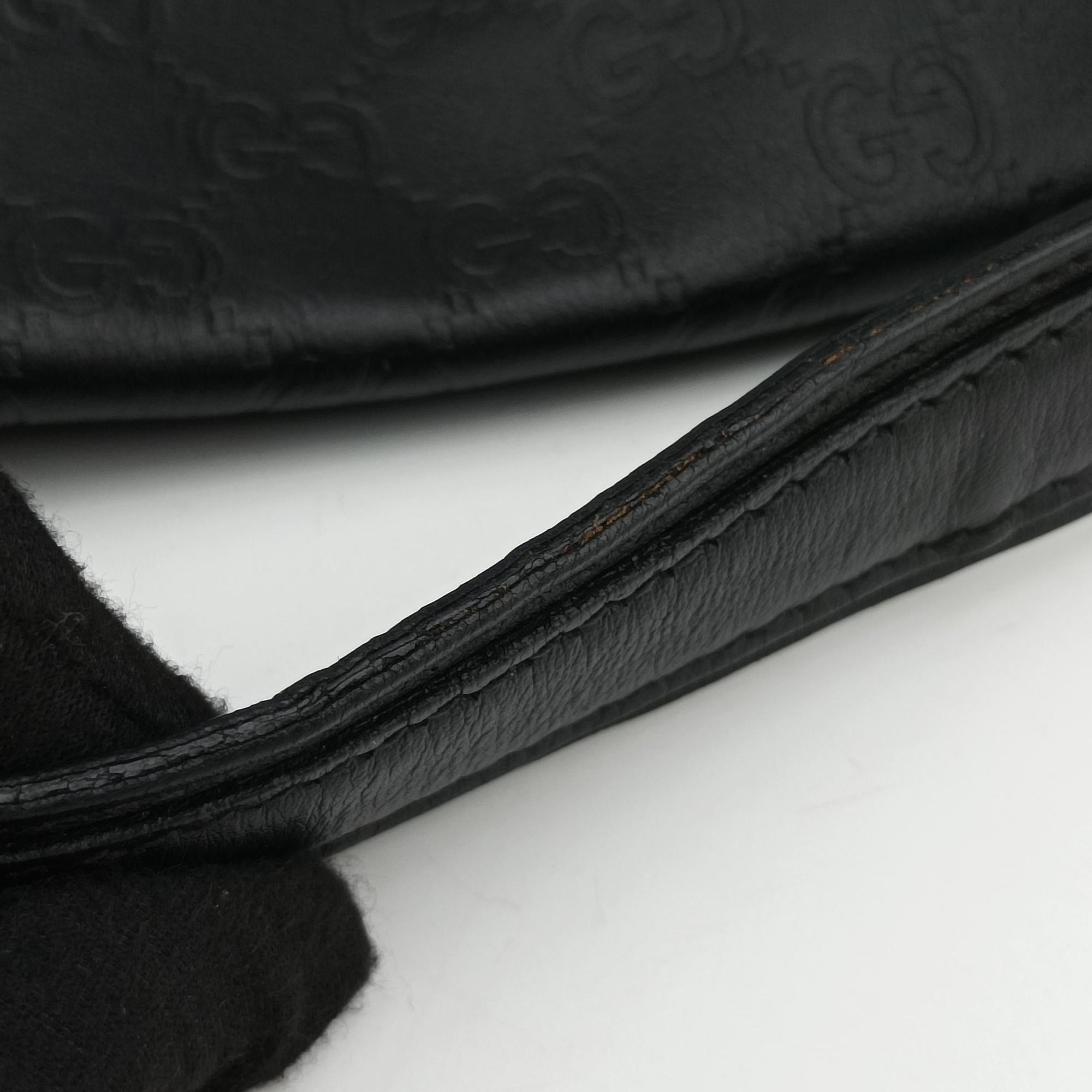 Secondhand Gucci Icon Bit Black Leather 228584 shoulderbag | stylenewstar