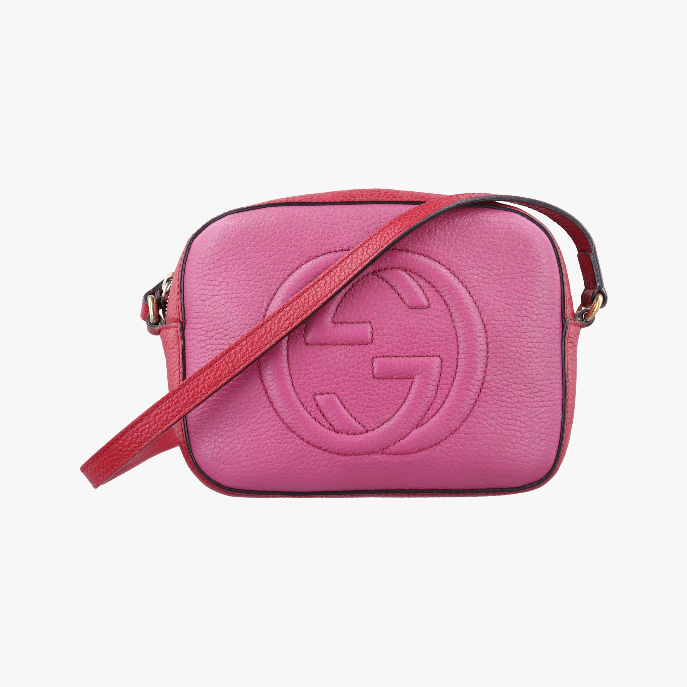 Vintage Gucci Soho Rose x red Leather 431567 shoulderbag | stylenewstar
