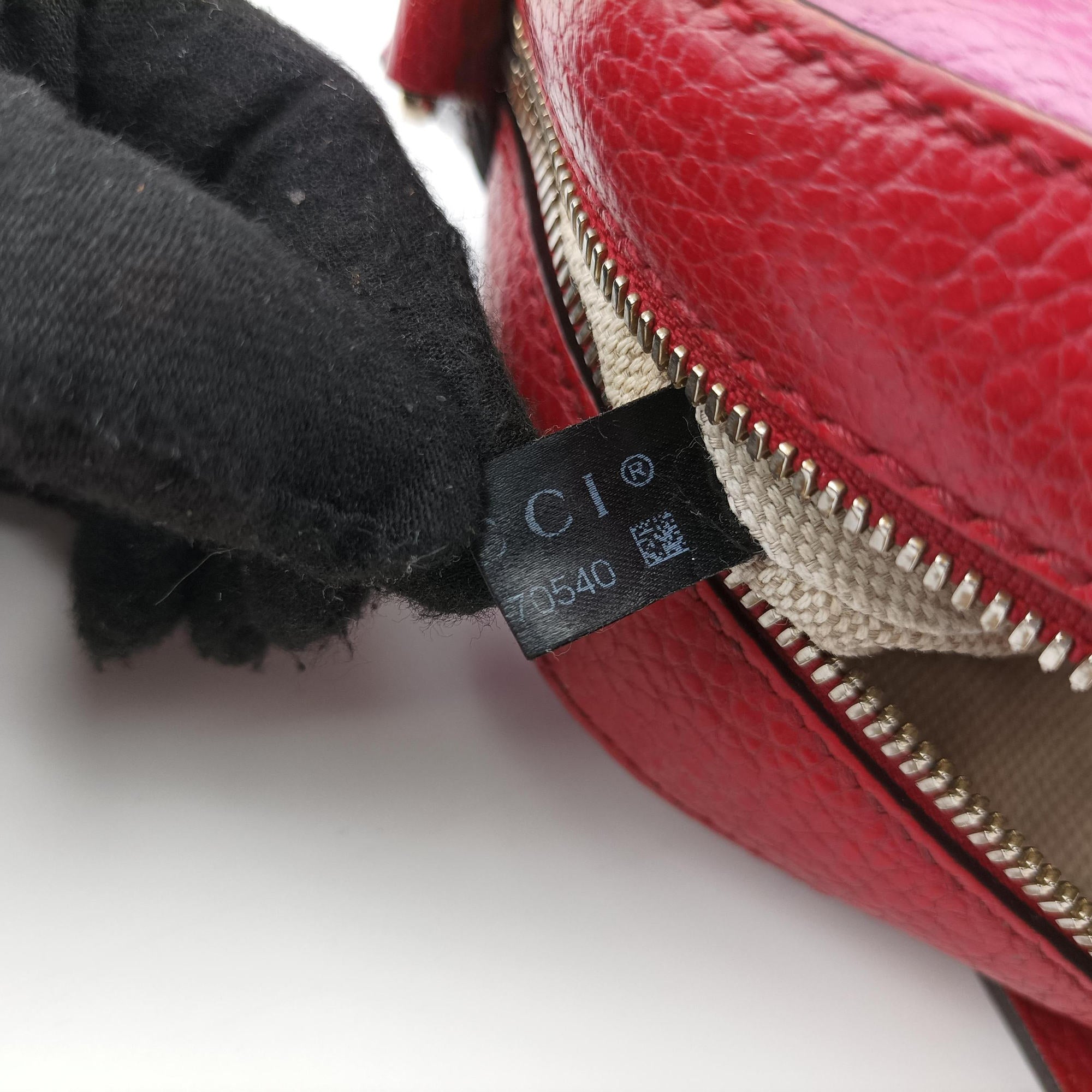 Vintage Gucci Soho Rose x red Leather 431567 shoulderbag | stylenewstar
