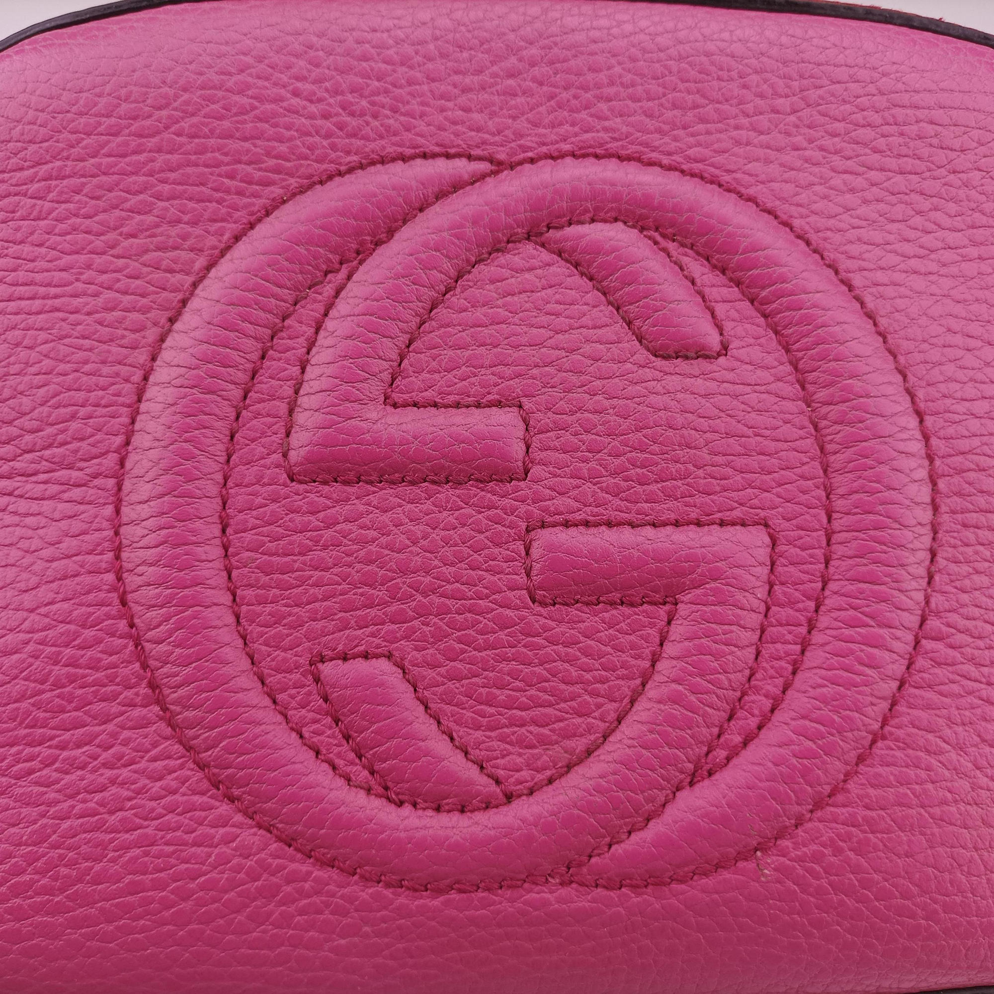 Vintage Gucci Soho Rose x red Leather 431567 shoulderbag | stylenewstar