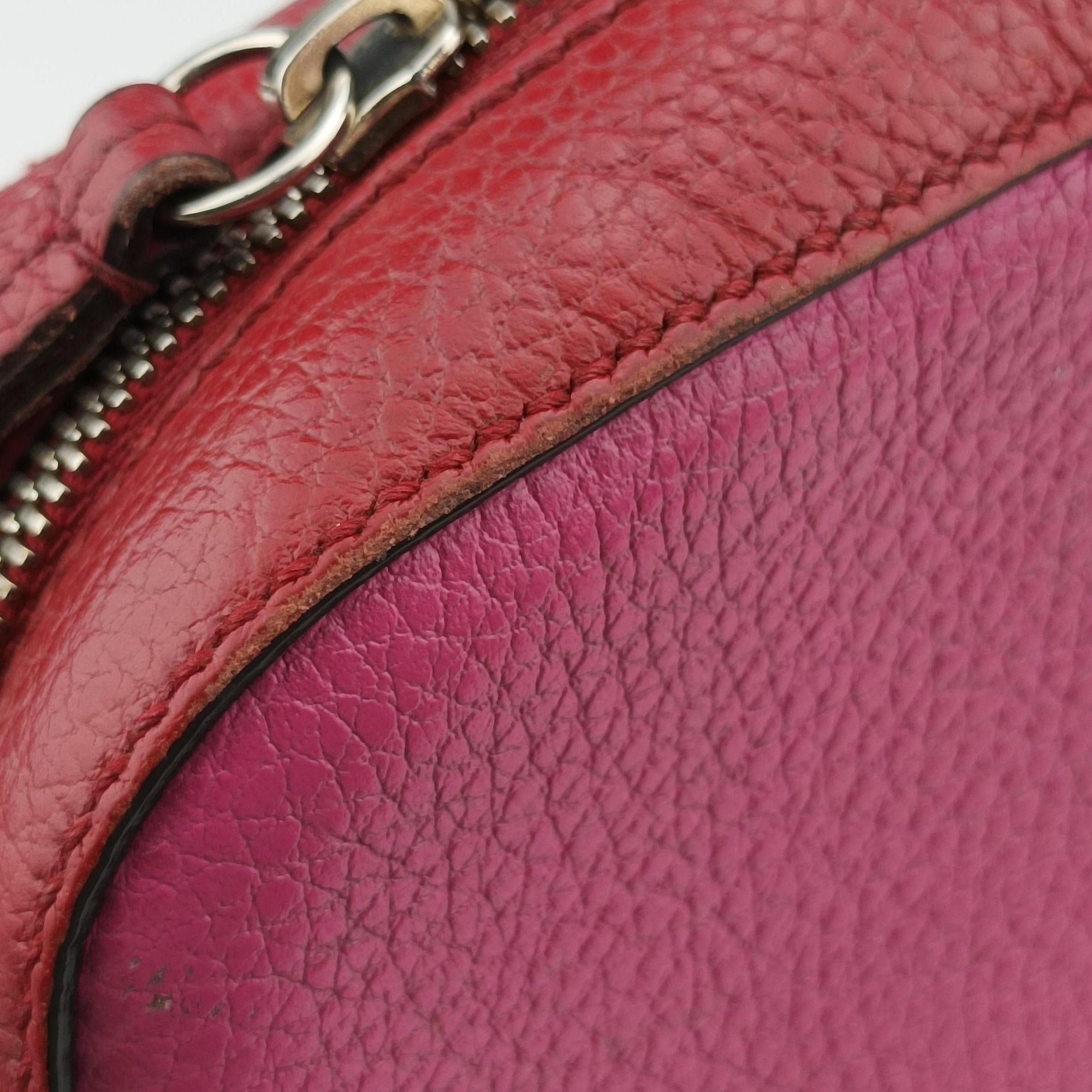 Vintage Gucci Soho Rose x red Leather 431567 shoulderbag | stylenewstar