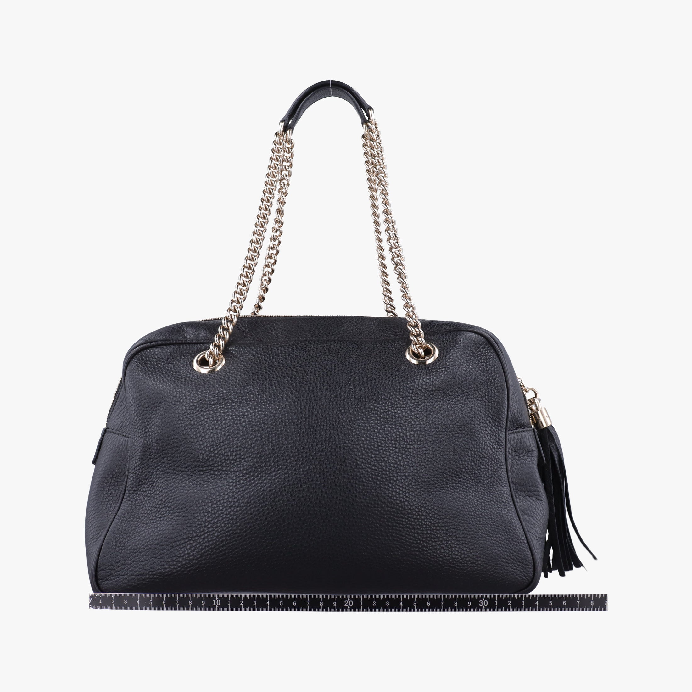 Pre-owned Gucci Soho Black Leather 353126 shoulderbag | stylenewstar