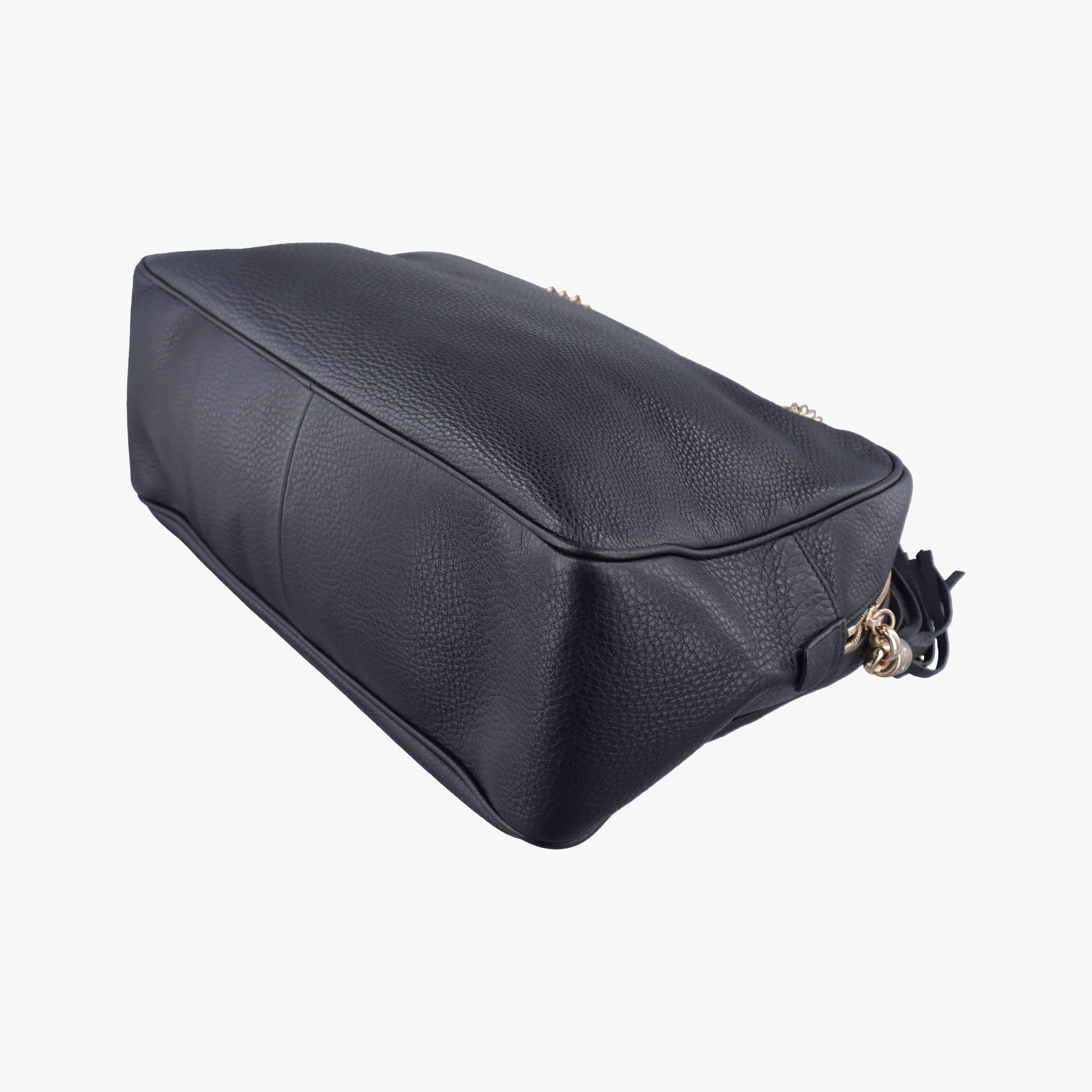 Pre-owned Gucci Soho Black Leather 353126 shoulderbag | stylenewstar