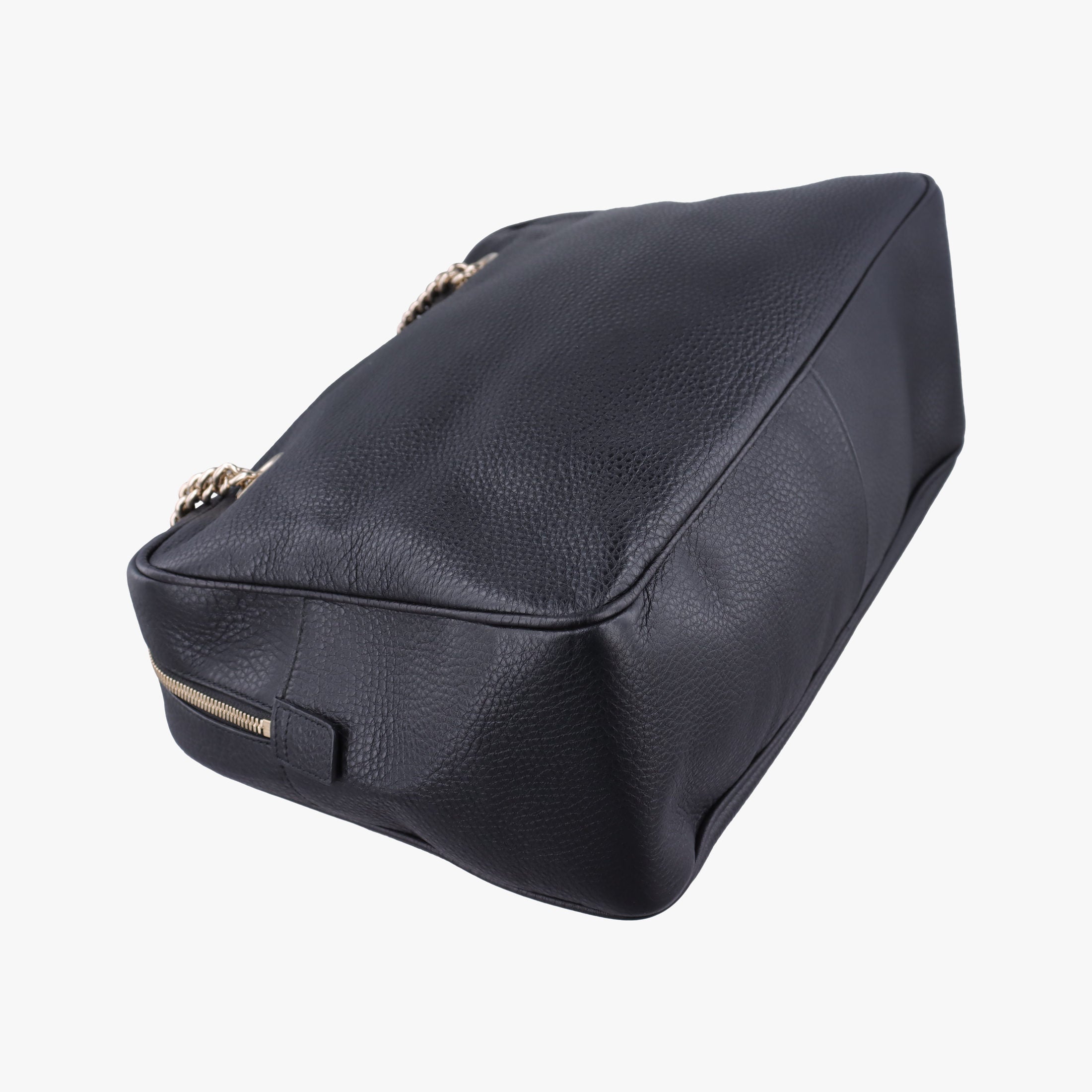 Pre-owned Gucci Soho Black Leather 353126 shoulderbag | stylenewstar