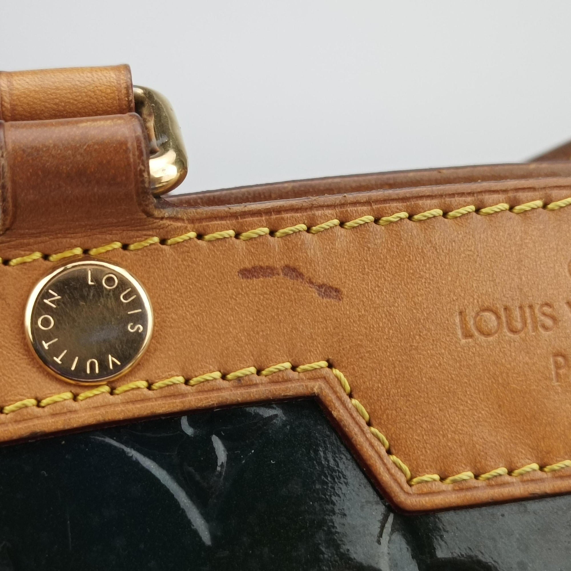 Pre-owned Louis Vuitton Brea MM granblue Vernis M90054 shoulderbag | stylenewstar