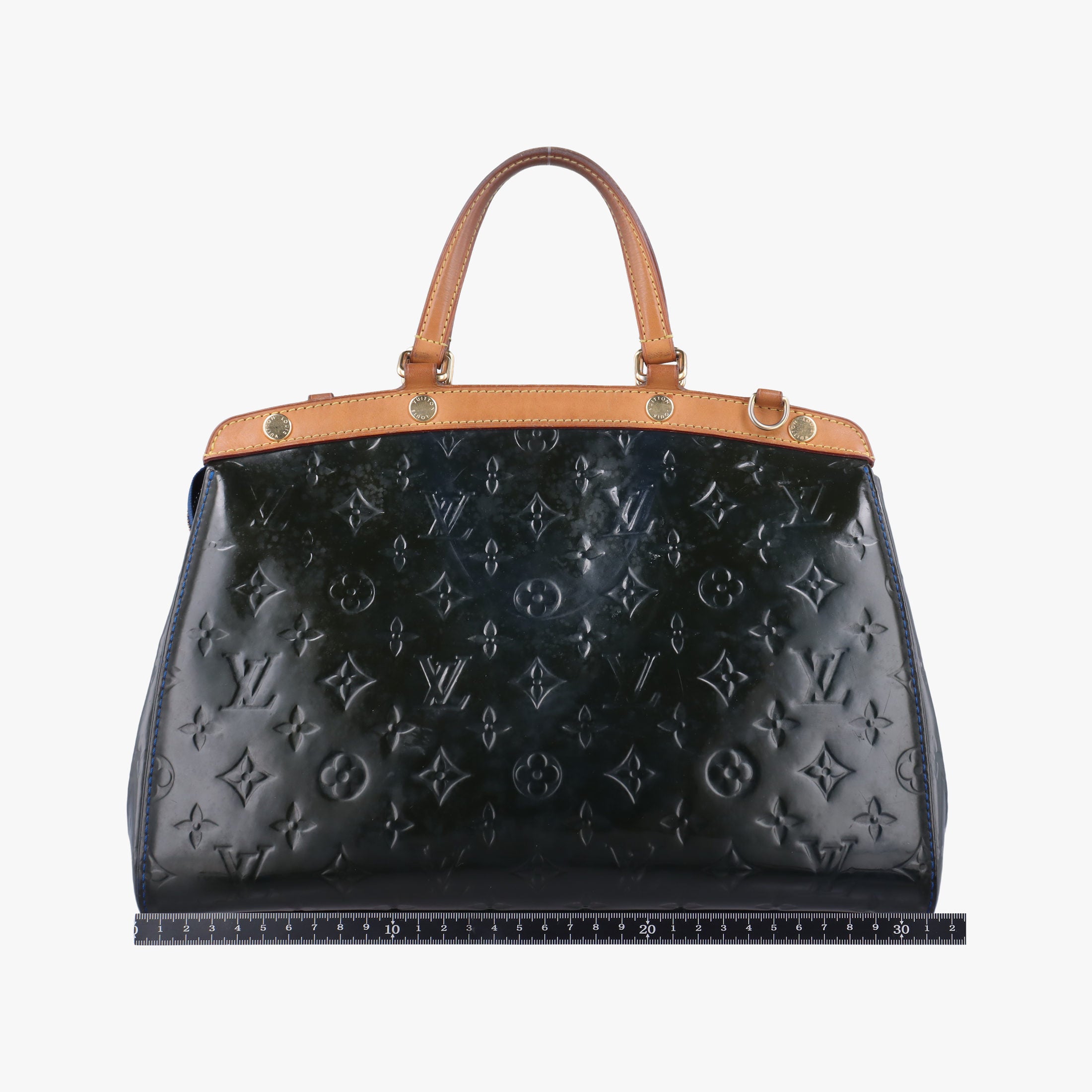 Pre-owned Louis Vuitton Brea MM granblue Vernis M90054 shoulderbag | stylenewstar