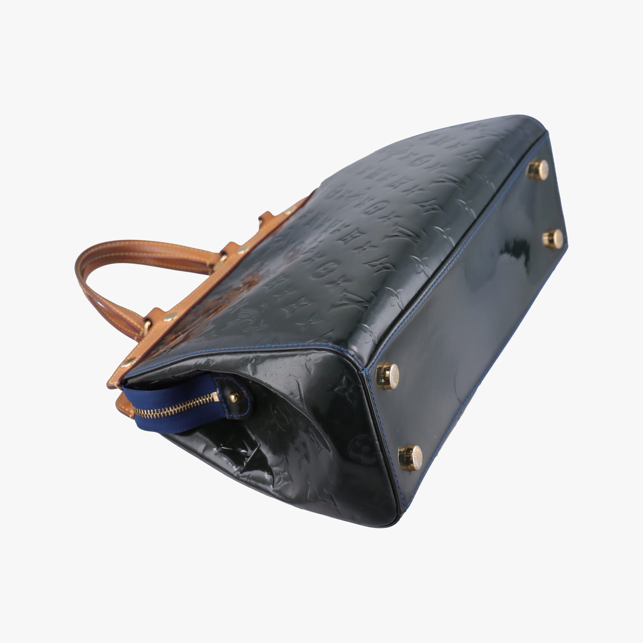 Pre-owned Louis Vuitton Brea MM granblue Vernis M90054 shoulderbag | stylenewstar