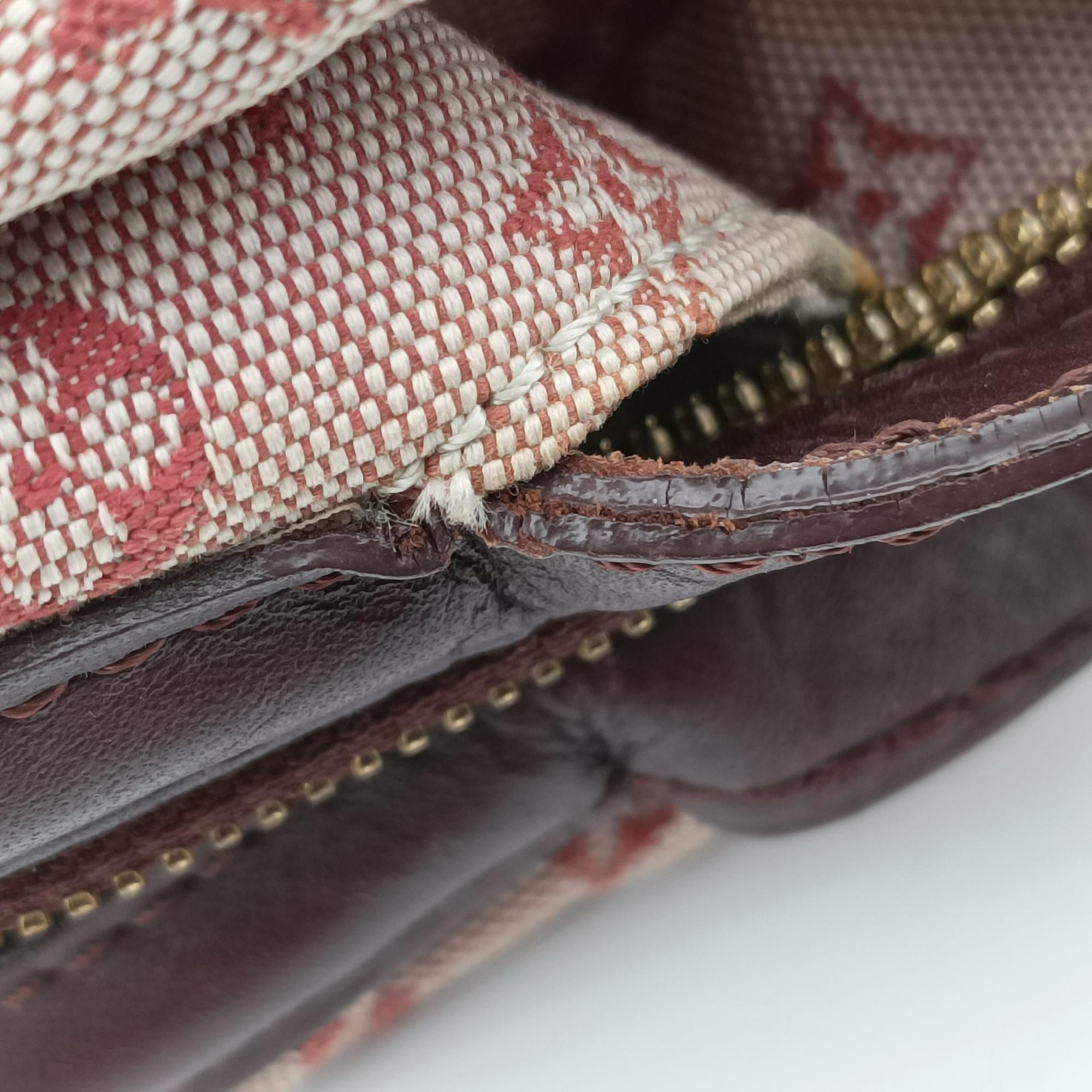 Pre-owned Louis Vuitton Josephine PM Cherry Monogram Mini Canva M92314 handbag | stylenewstar