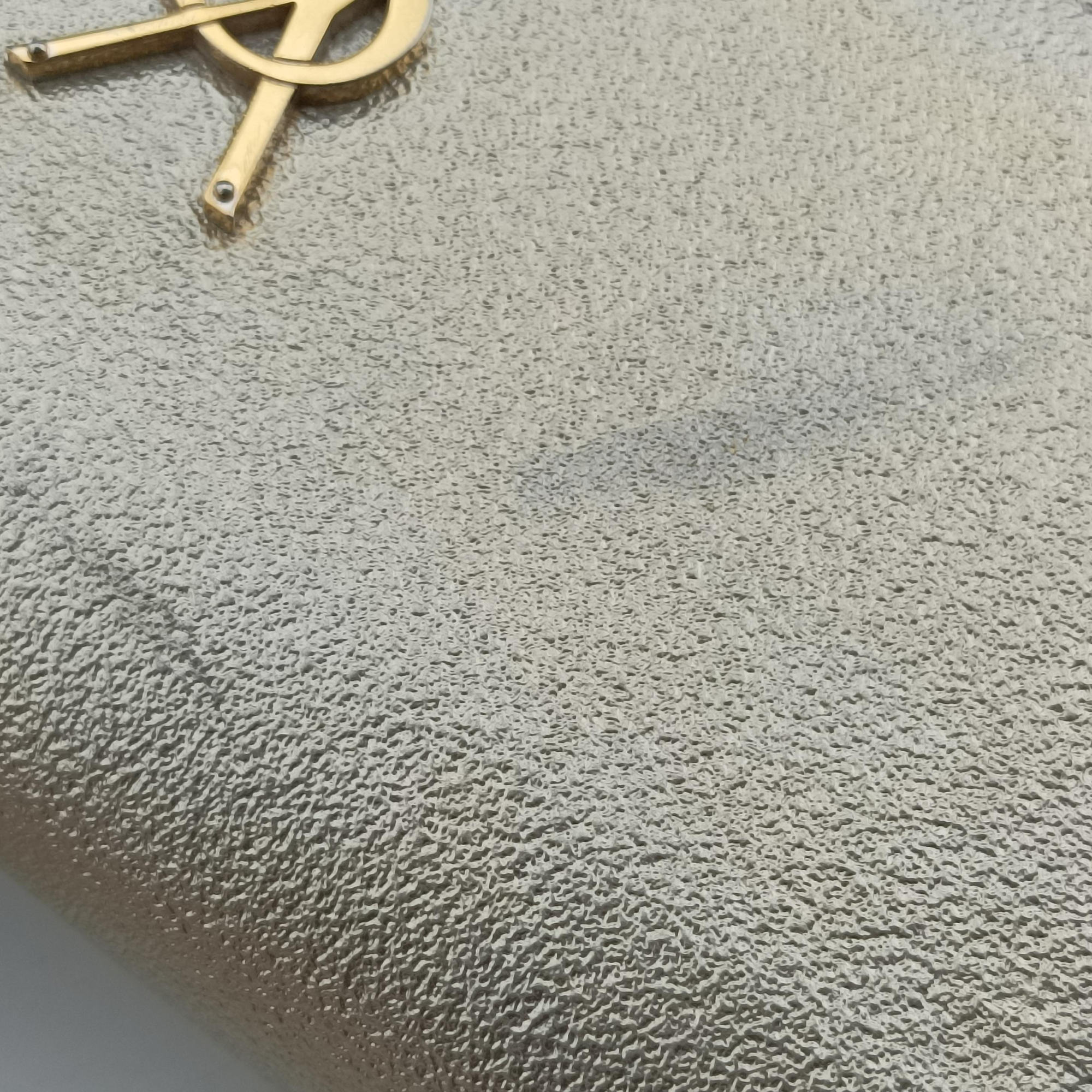 Pre-owned Yves Saint Laurent KATE Golden Leather 364021 shoulderbag | stylenewstar