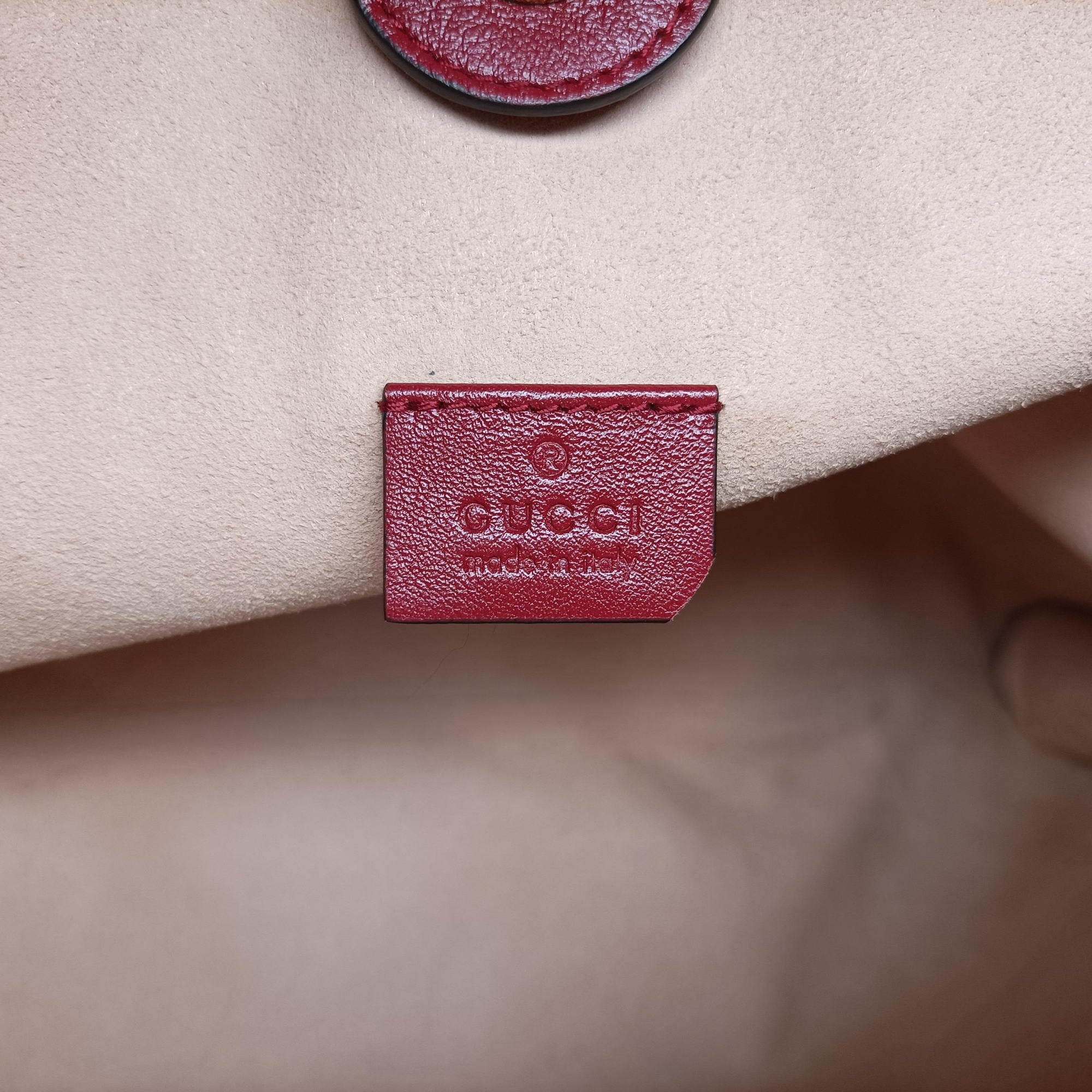 Vintage Gucci Rajah White×red tweed × leather 537219 shoulderbag | stylenewstar
