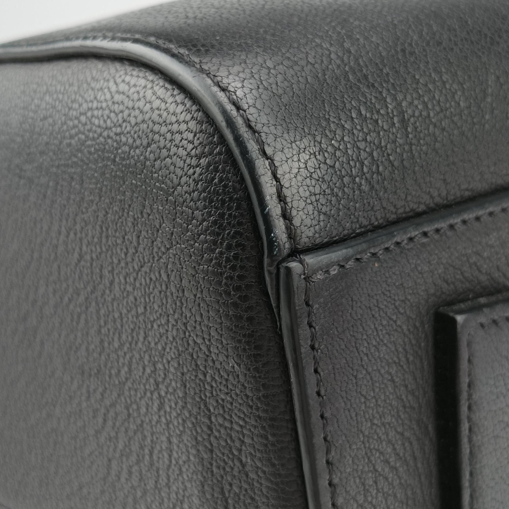 Pre-owned Givenchy Antigona Medium Black leather  shoulderbag | stylenewstar