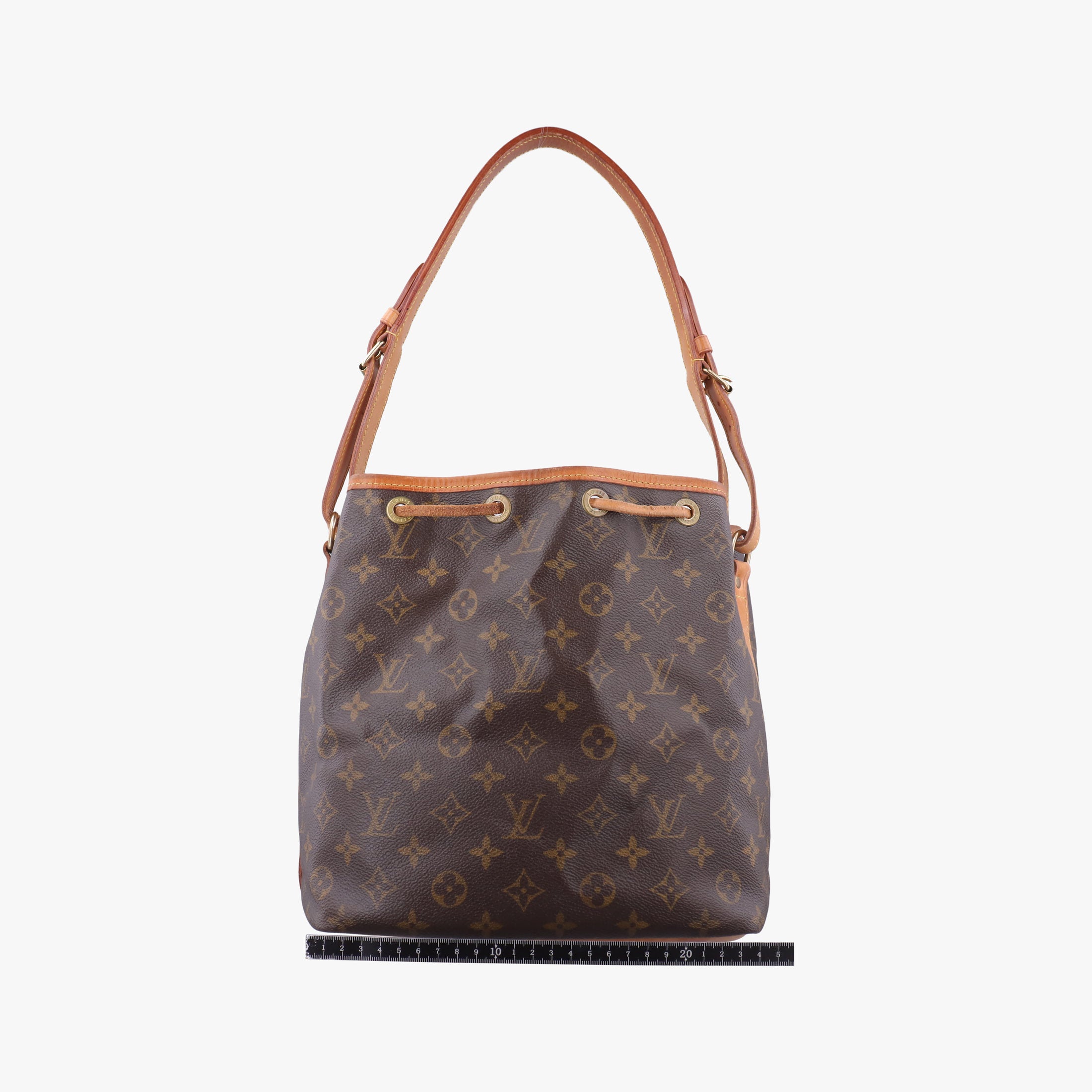 Pre-owned Louis Vuitton Petit Noe Brown Monogram Canvas M42224 shoulderbag | stylenewstar