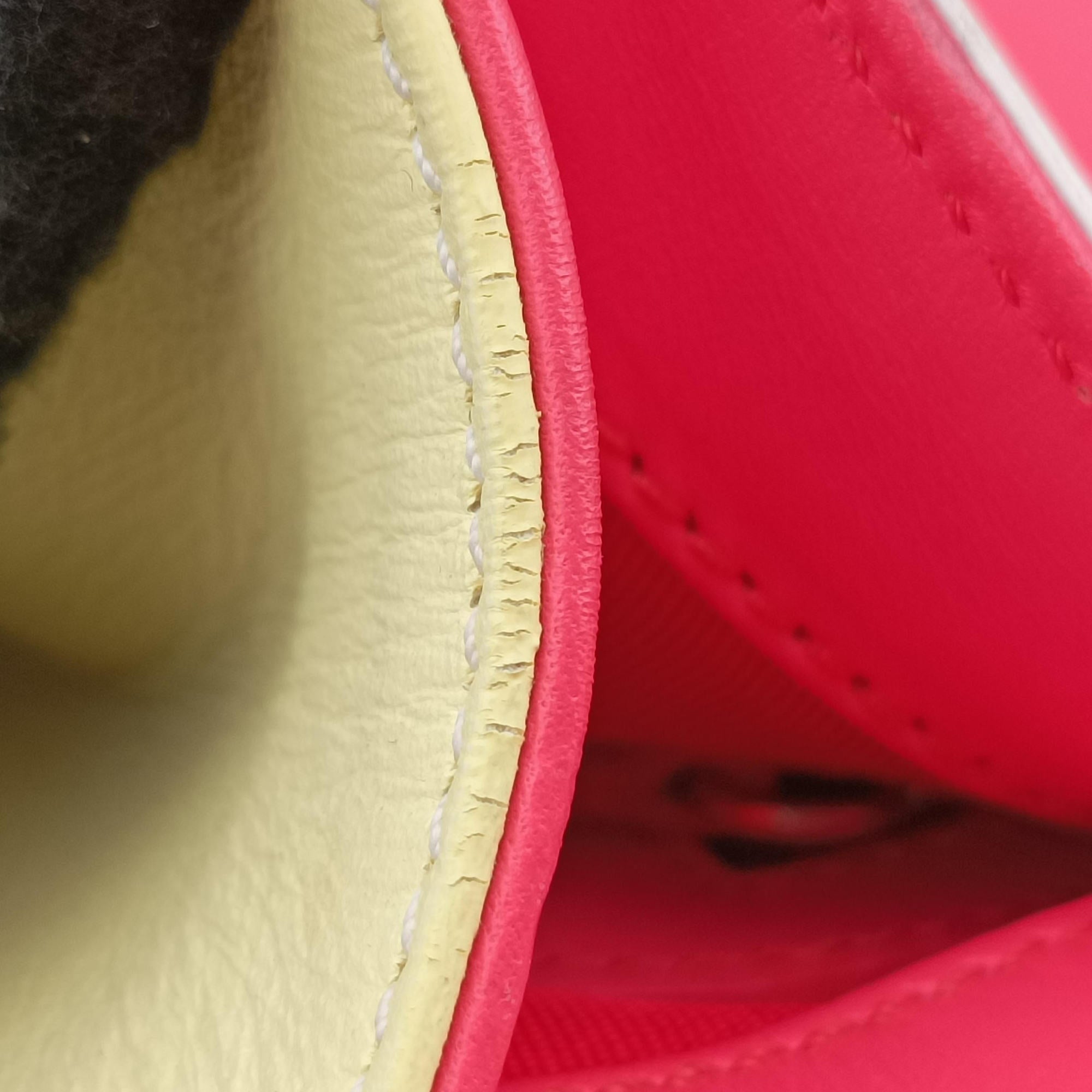 Secondhand Christian Louboutin Sweet Charity pink ×rose red ×yellow Leather  shoulderbag | stylenewstar