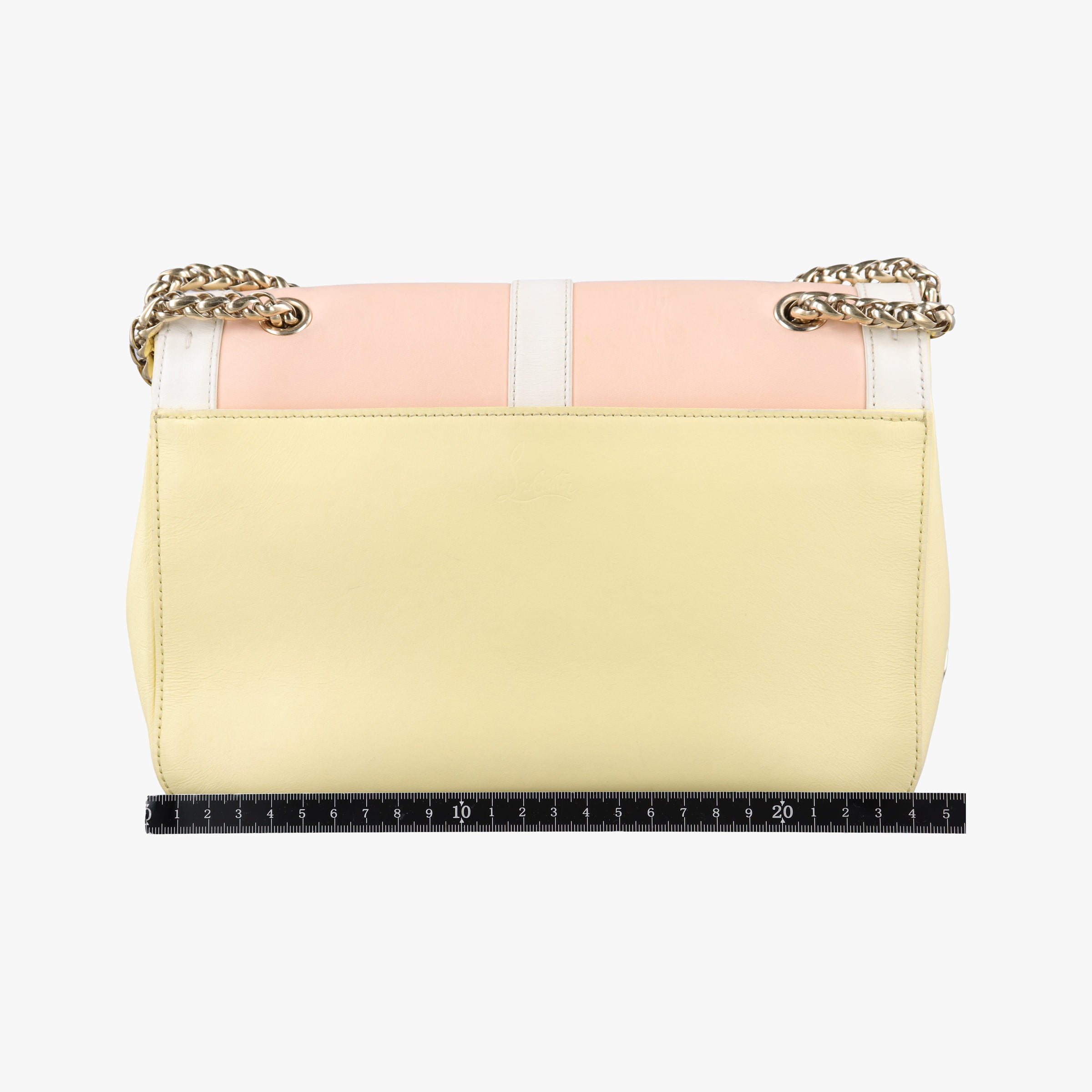 Secondhand Christian Louboutin Sweet Charity pink ×rose red ×yellow Leather  shoulderbag | stylenewstar