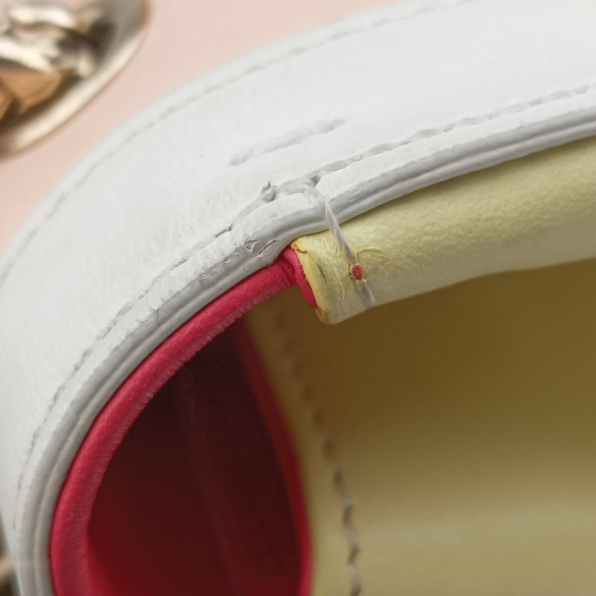 Secondhand Christian Louboutin Sweet Charity pink ×rose red ×yellow Leather  shoulderbag | stylenewstar