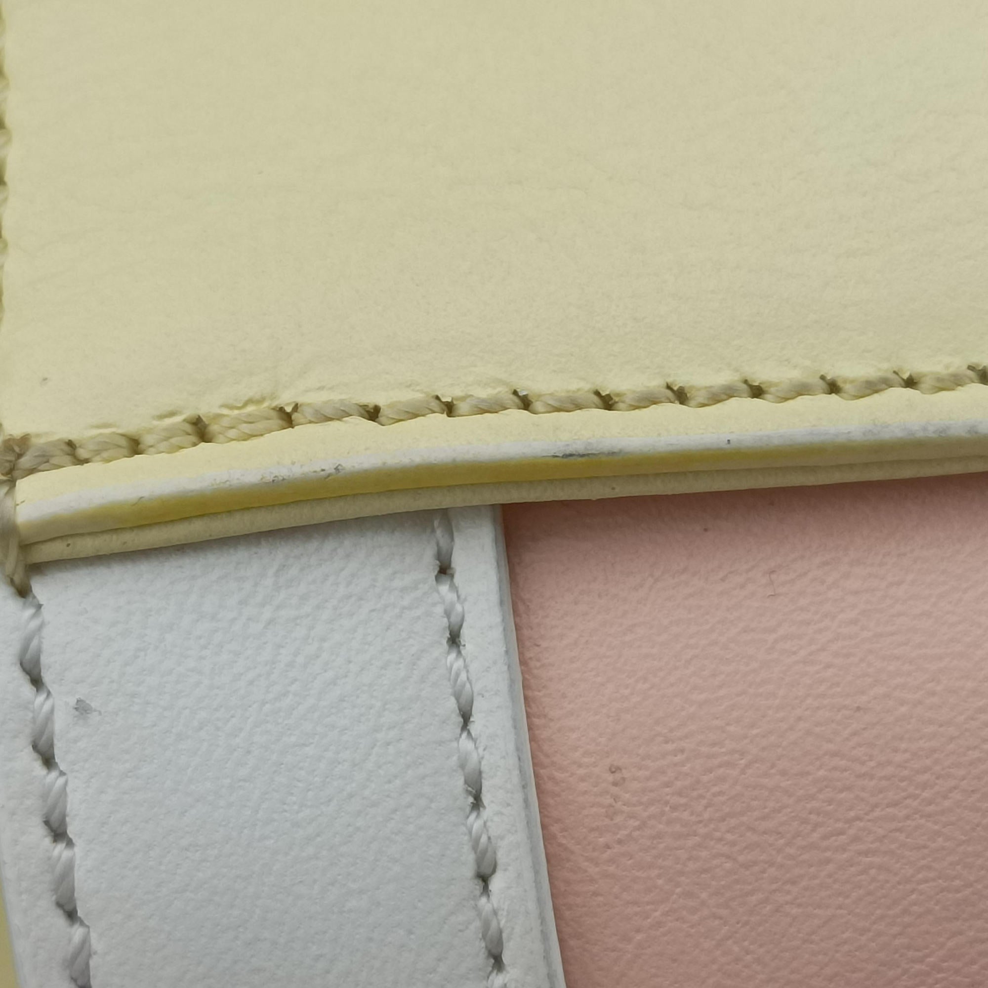 Secondhand Christian Louboutin Sweet Charity pink ×rose red ×yellow Leather  shoulderbag | stylenewstar