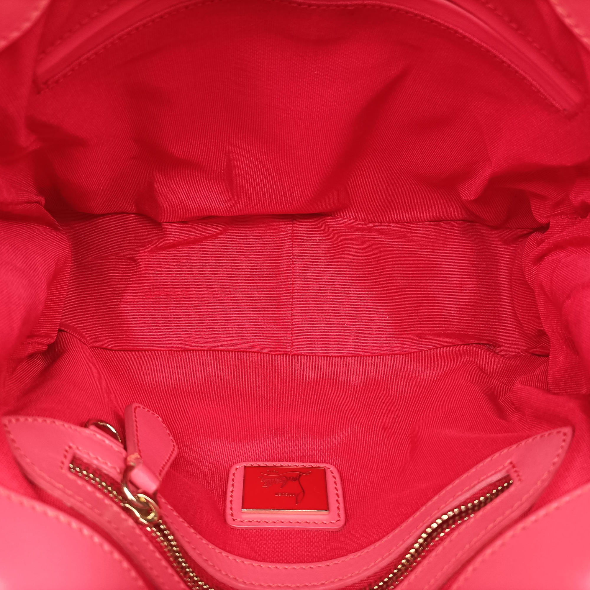 Secondhand Christian Louboutin Sweet Charity pink ×rose red ×yellow Leather  shoulderbag | stylenewstar