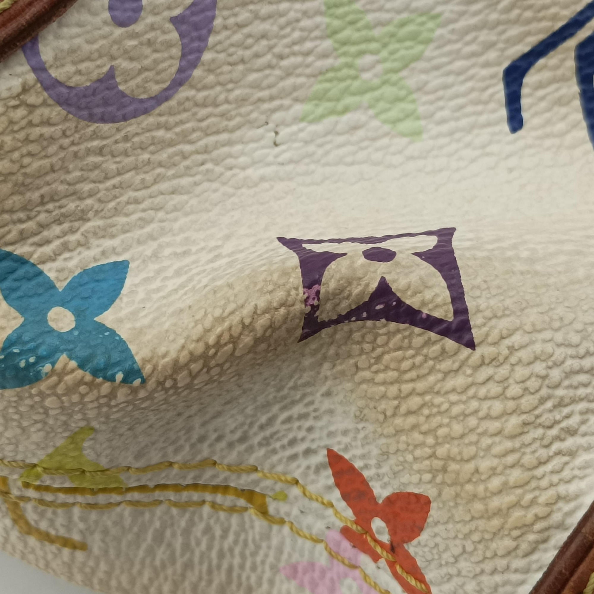 Pre-owned Louis Vuitton JUDY MM white Monogram Multicolor M40255 shoulderbag | stylenewstar