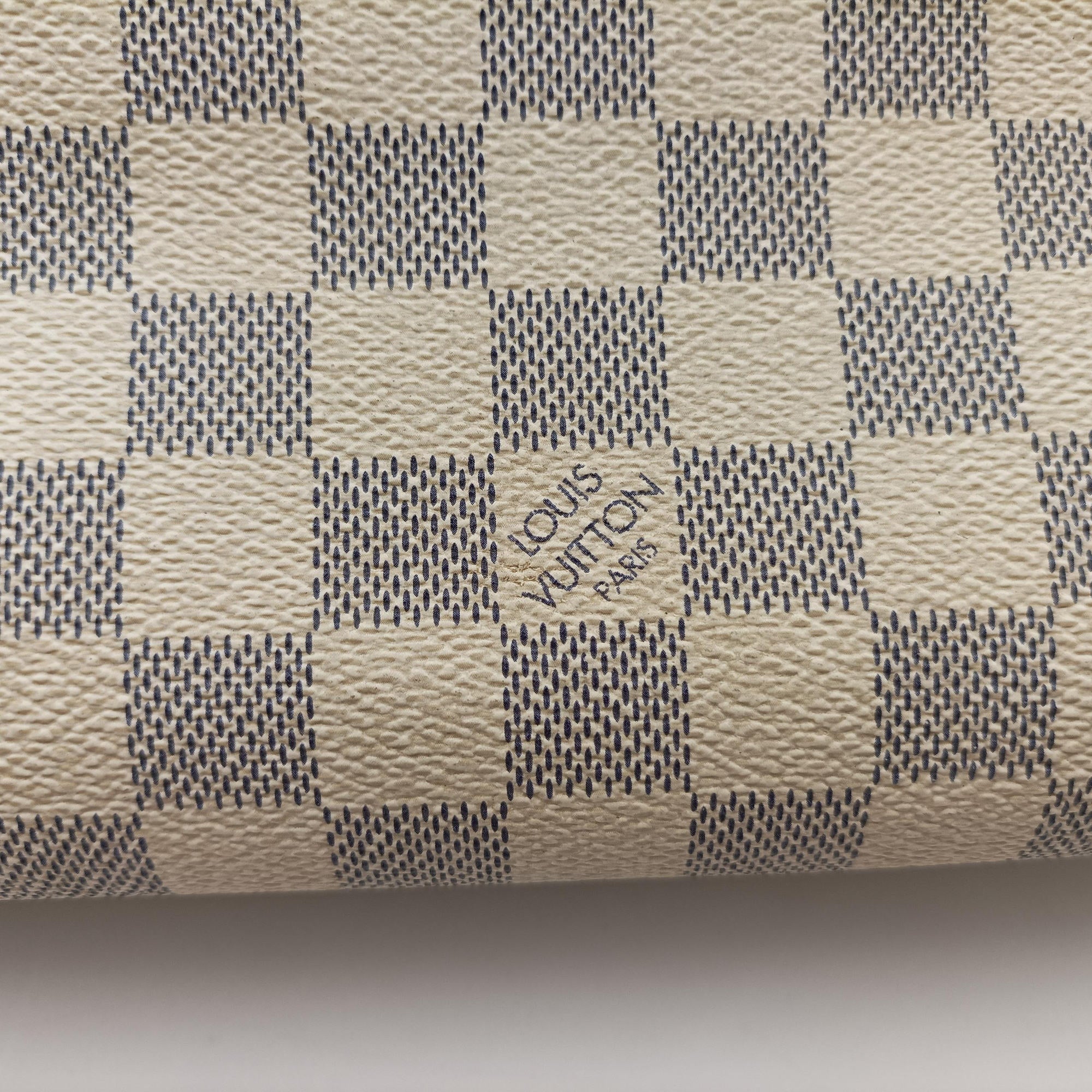 Pre-owned Louis Vuitton TOTALLY MM AZUR Damier Canvas N51262 shoulderbag | stylenewstar