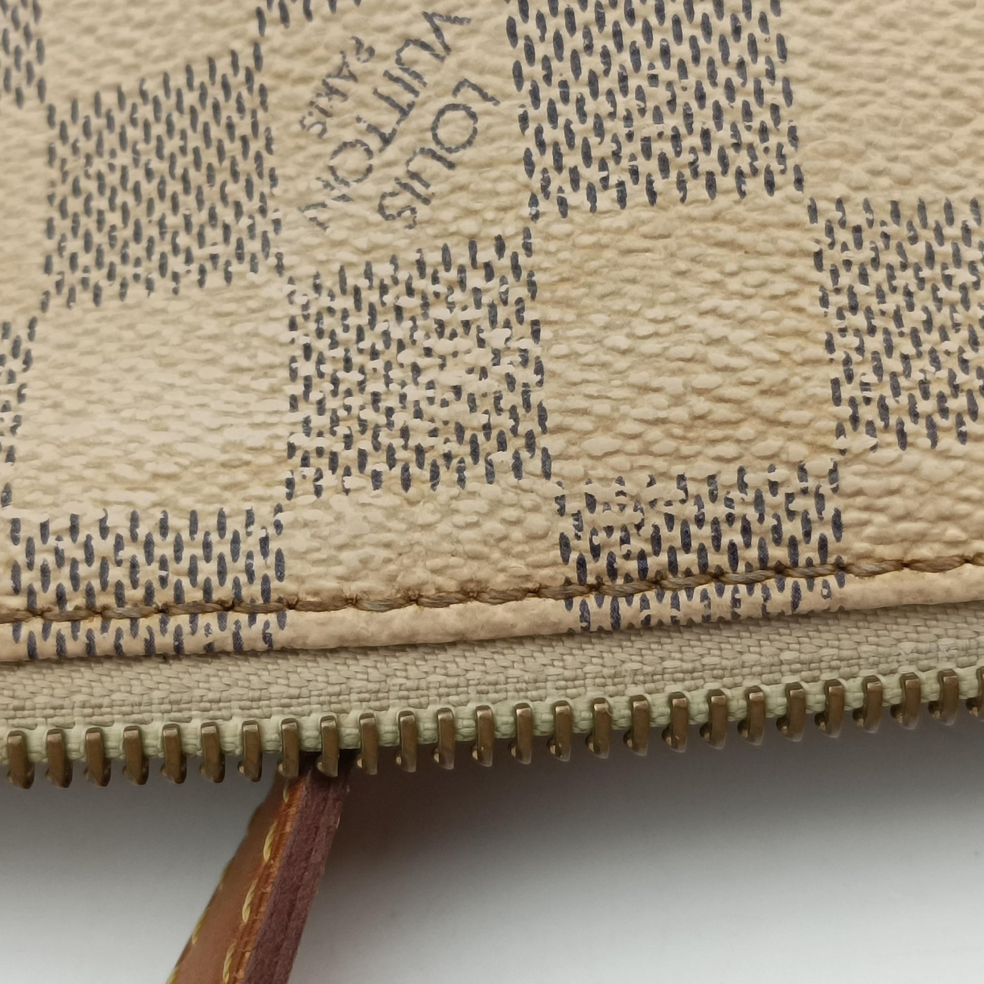 Pre-owned Louis Vuitton TOTALLY MM AZUR Damier Canvas N51262 shoulderbag | stylenewstar
