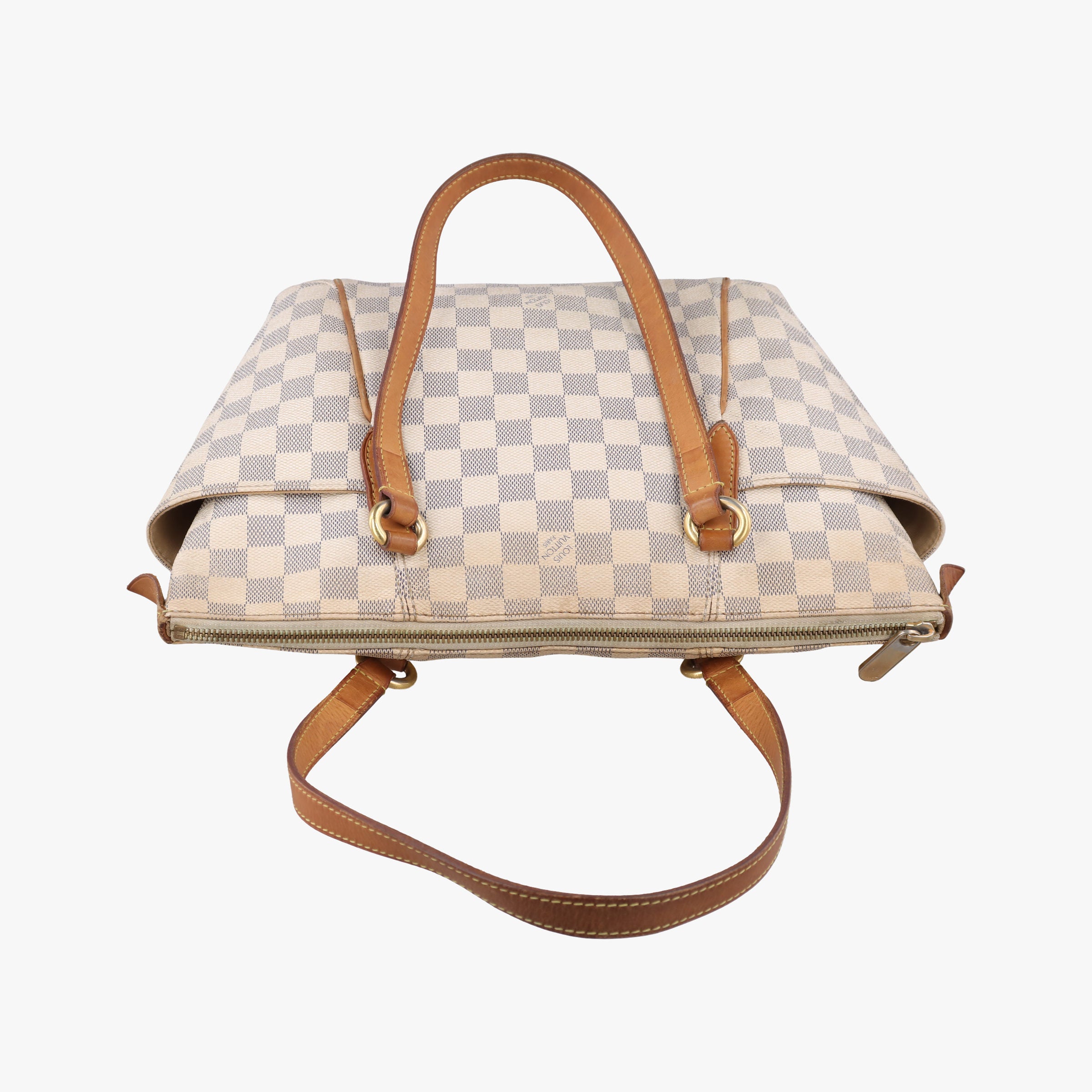Pre-owned Louis Vuitton TOTALLY MM AZUR Damier Canvas N51262 shoulderbag | stylenewstar