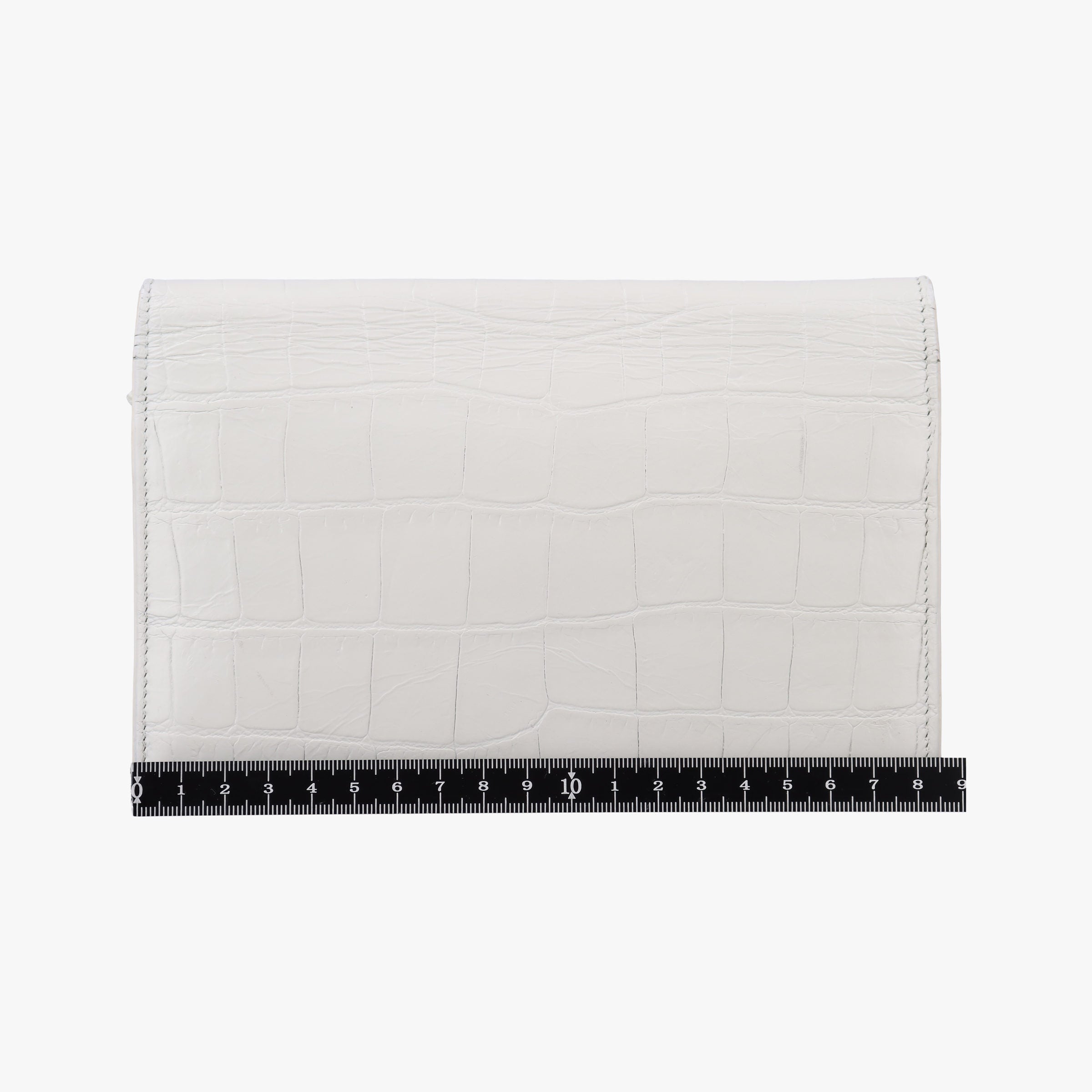 Pre-owned Yves Saint Laurent KATE White Leather 452159 shoulderbag | stylenewstar