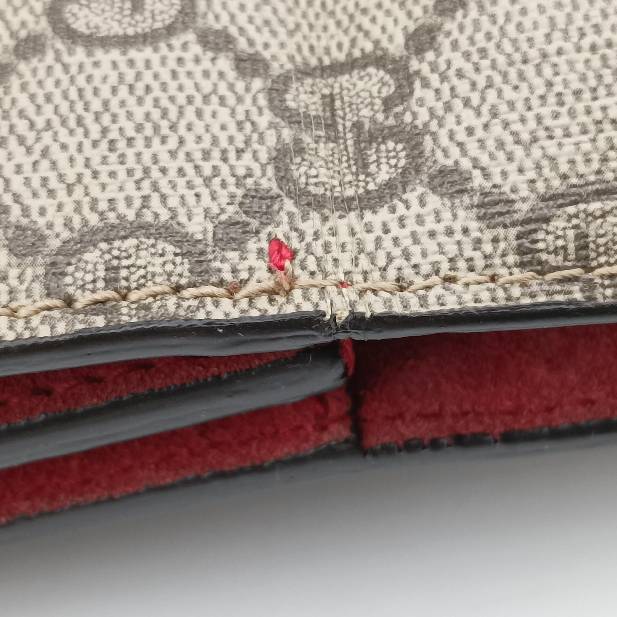 Vintage Gucci Dionysus beige×red PVC coated canvas× suede 400249 shoulderbag | stylenewstar