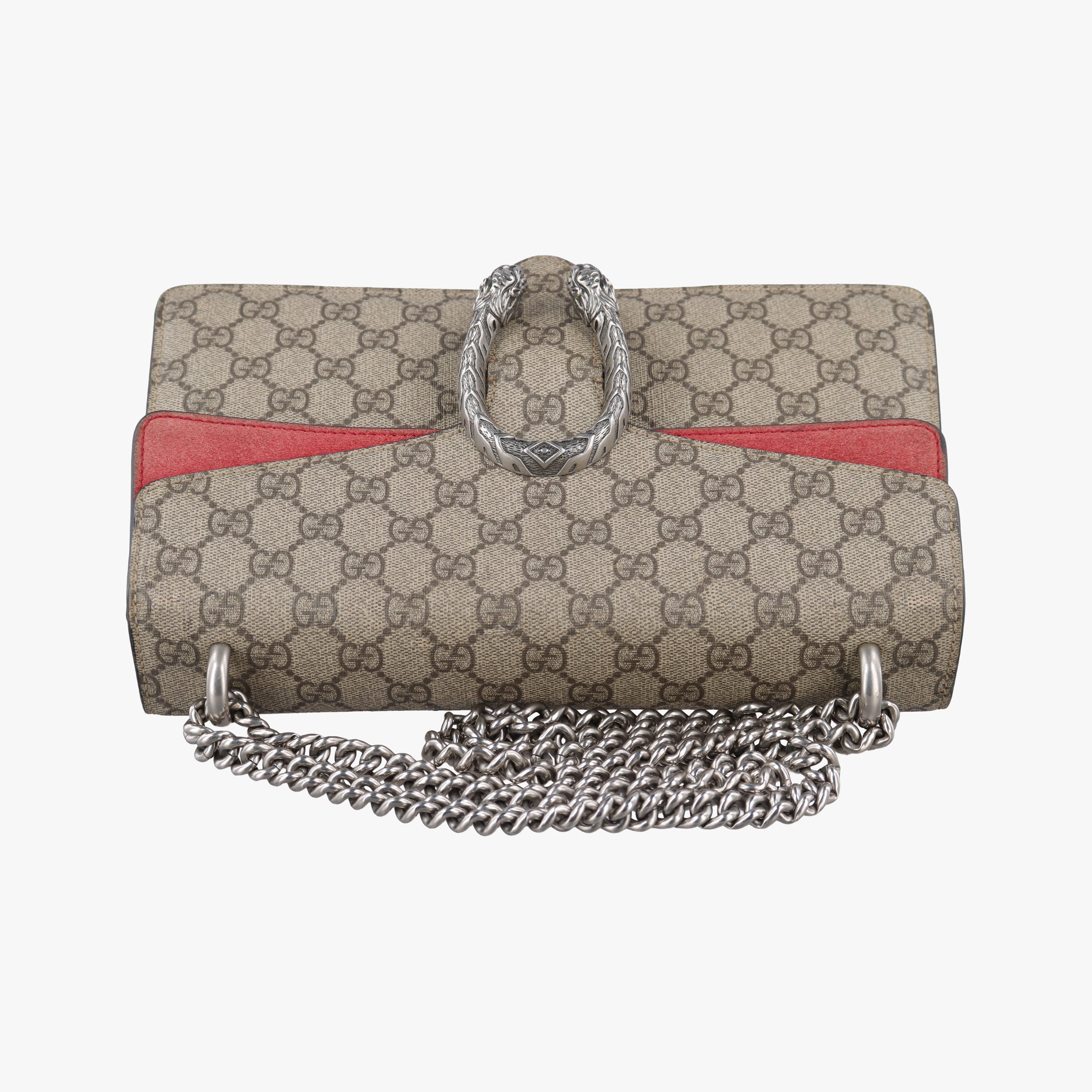 Vintage Gucci Dionysus beige×red PVC coated canvas× suede 400249 shoulderbag | stylenewstar