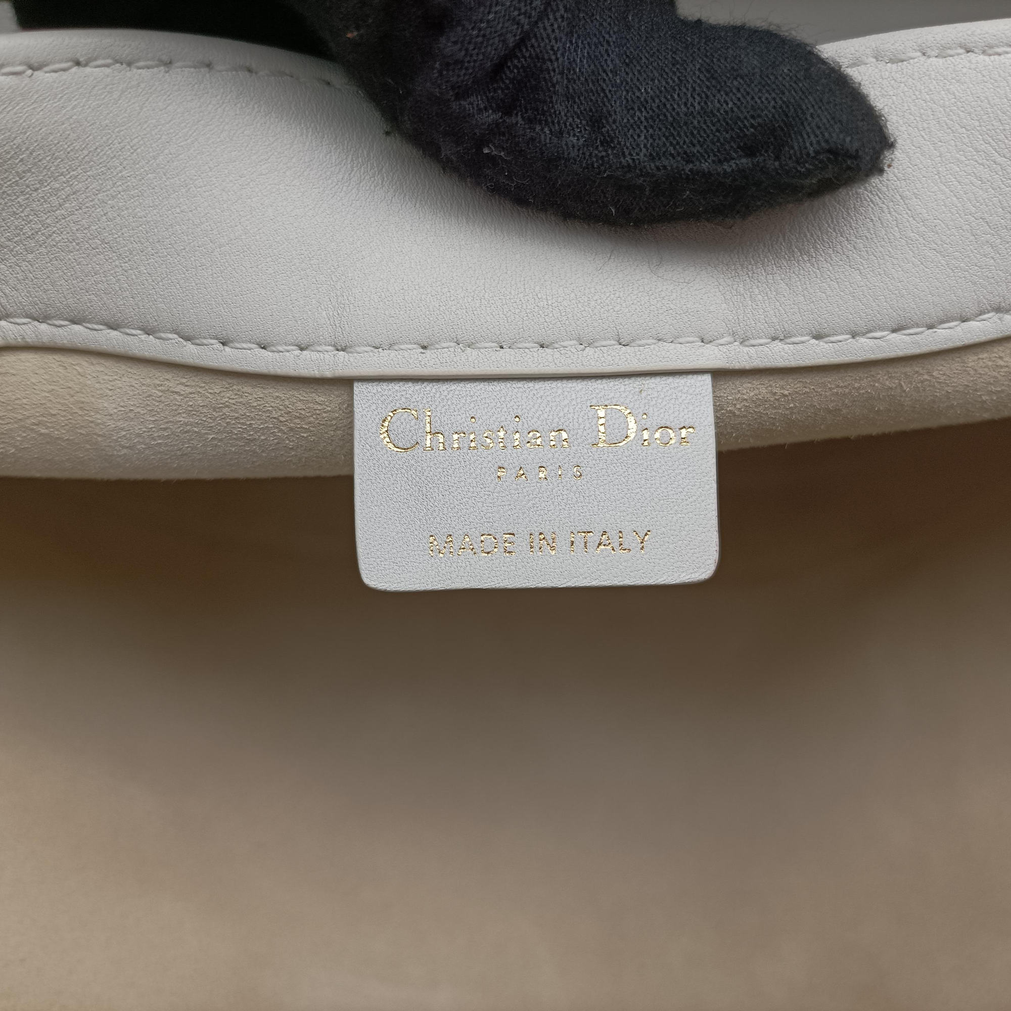 Pre-owned Christian Dior BOOK TOTE White Leather  handbag | stylenewstar