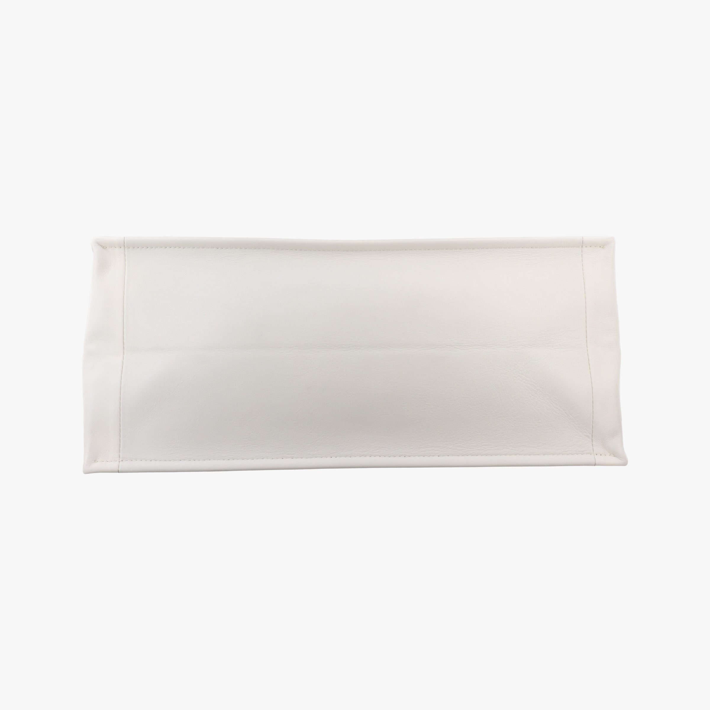 Pre-owned Christian Dior BOOK TOTE White Leather  handbag | stylenewstar