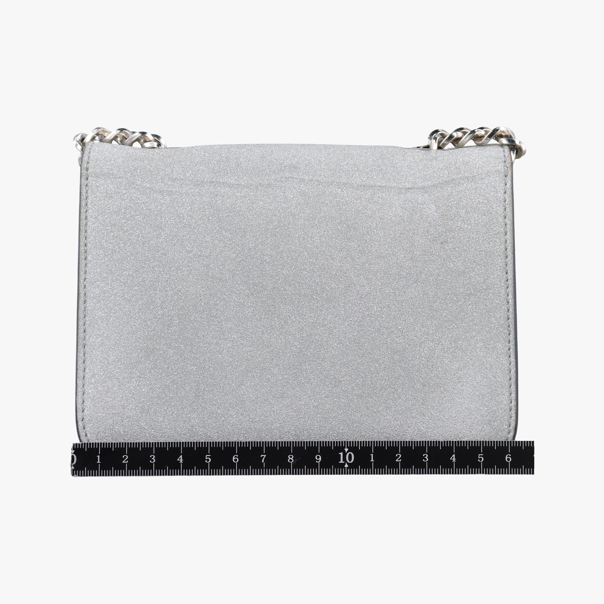 Pre-owned Ferragamo Vara Silver Leather  shoulderbag | stylenewstar
