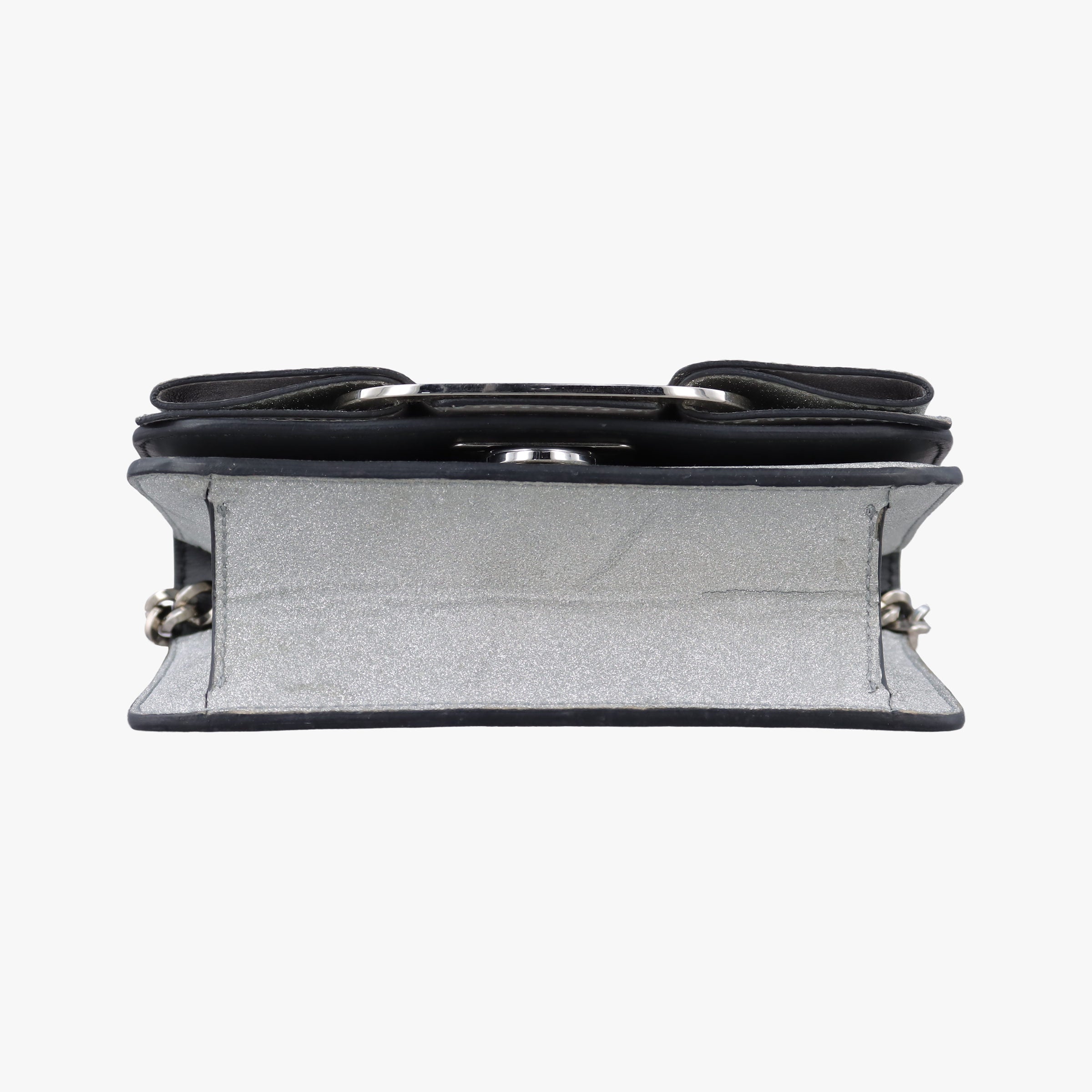 Pre-owned Ferragamo Vara Silver Leather  shoulderbag | stylenewstar