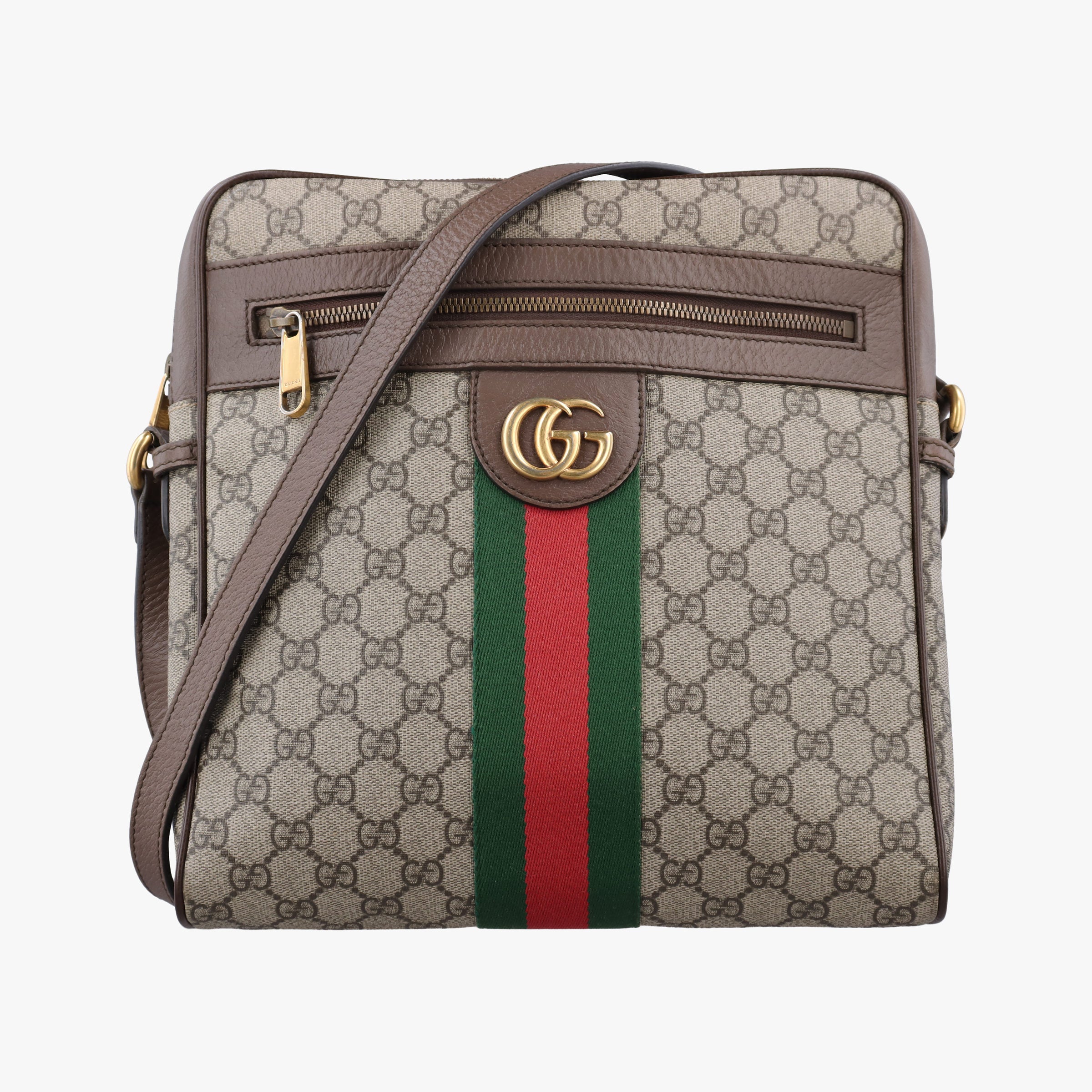 Secondhand Gucci Ophidia Beige PVC coated canvas×leather 547934 shoulderbag | stylenewstar